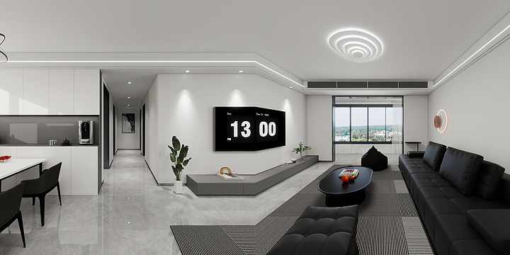 阿伍呀-何先生 君子家园12# 145m²-装修设计方案