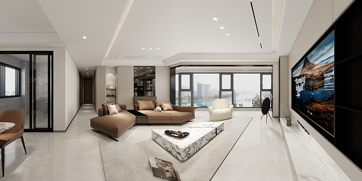 汤成杰-现代 中铁壹号院 周总-装修设计方案