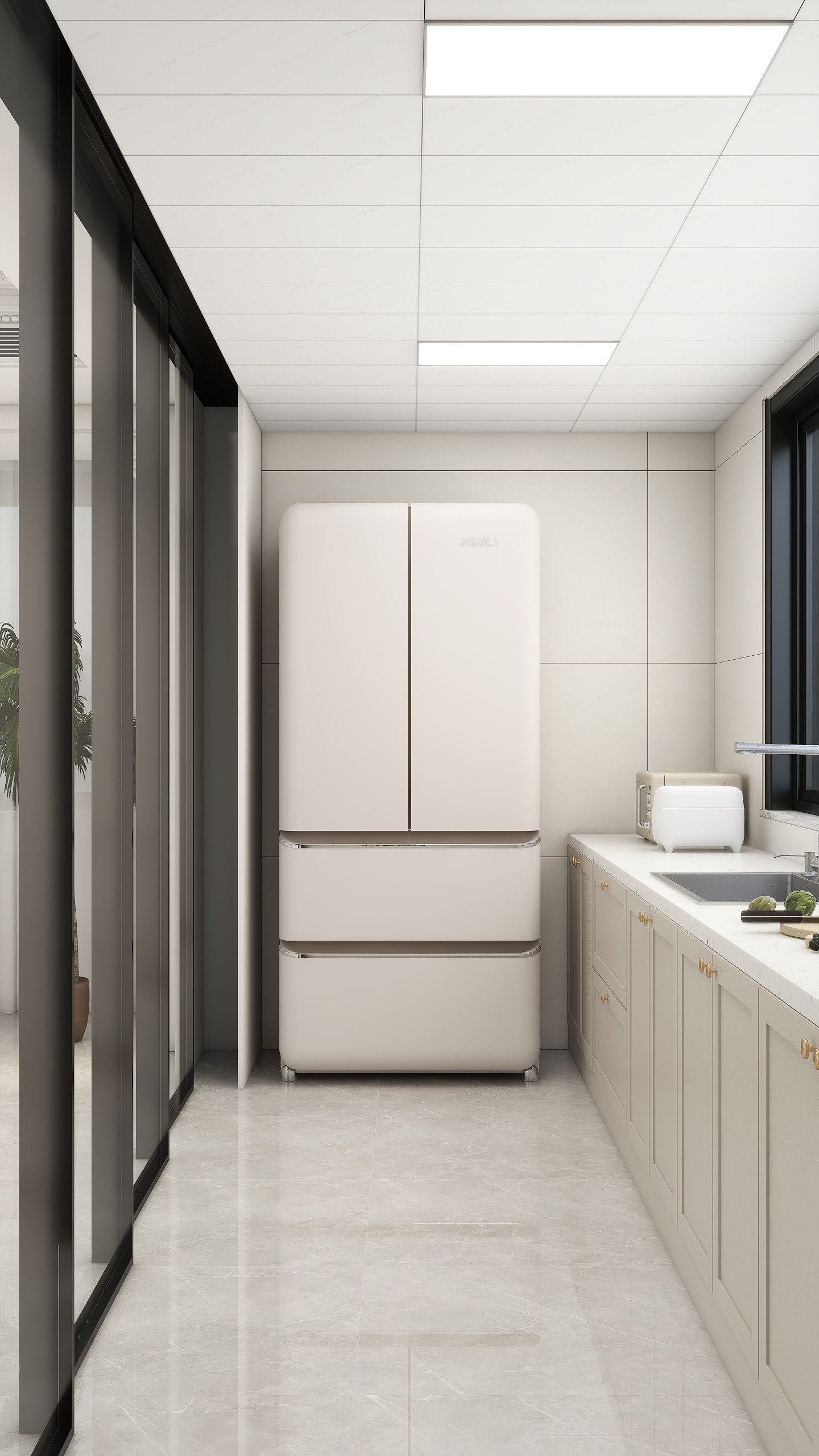 李青越-190平方法式四居室装修效果图