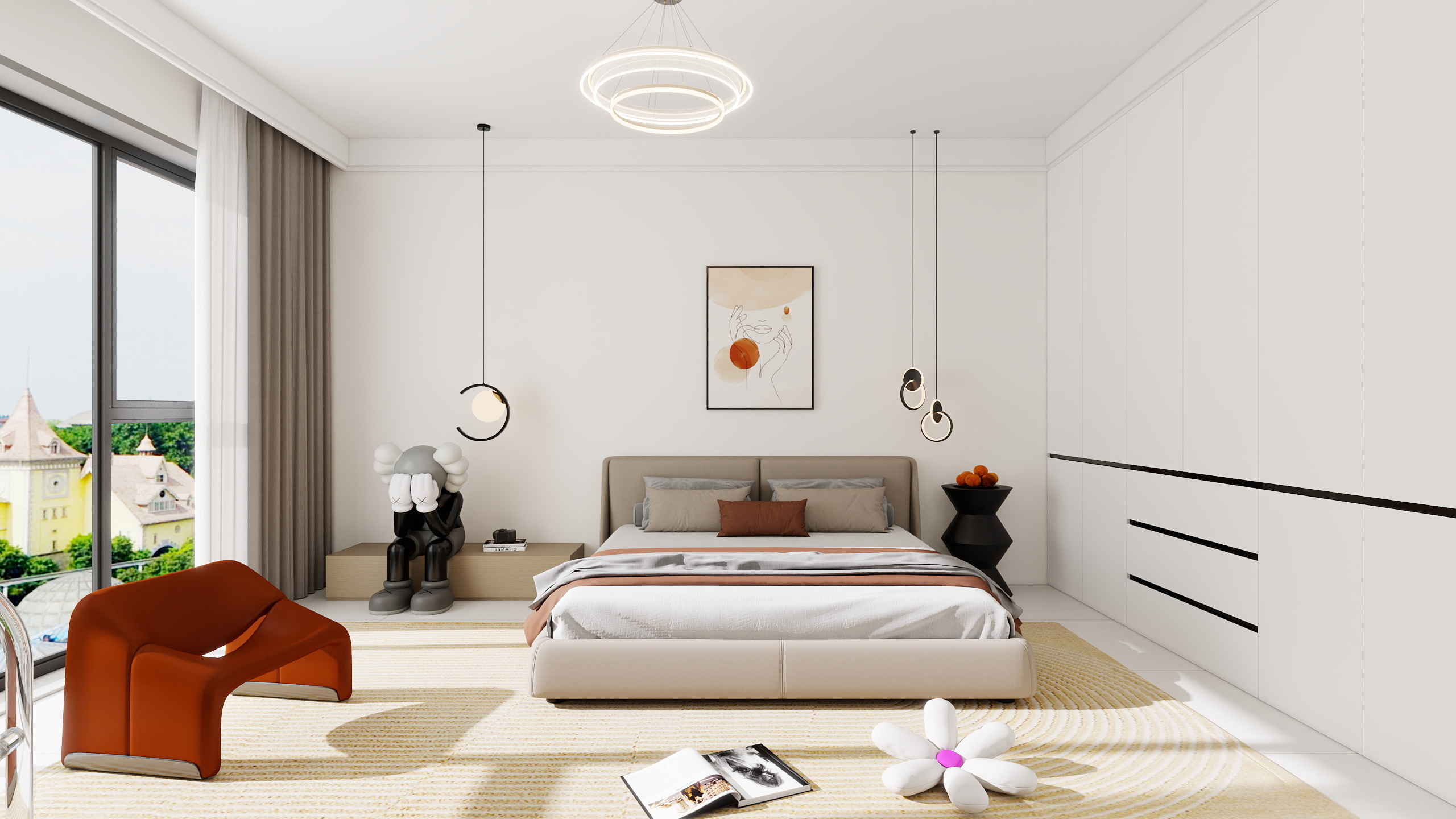 Lind.-D140.现代卧室-装修设计方案