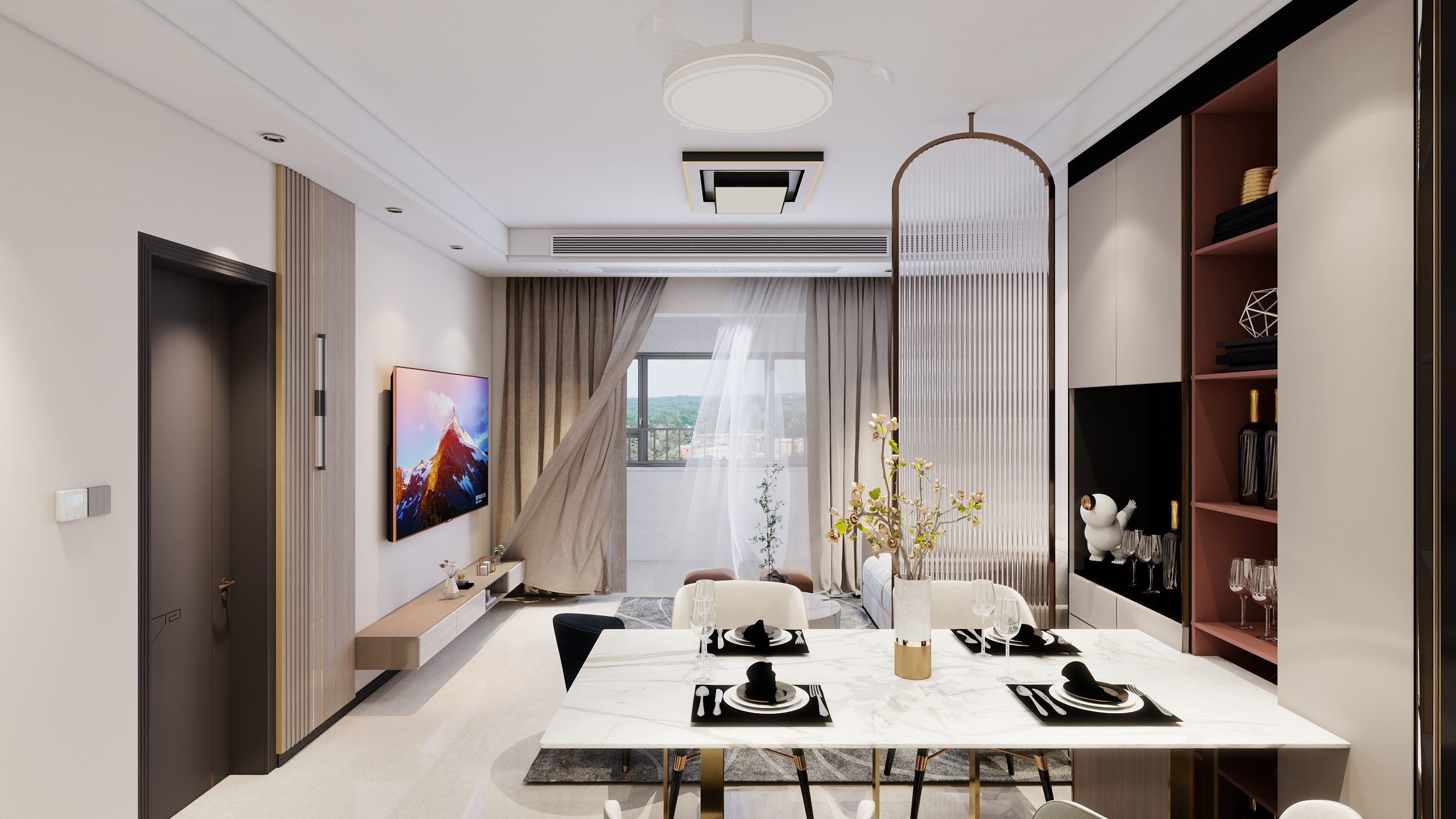 张皓宇-都市易居(CAD原始平面图)-装修设计方案