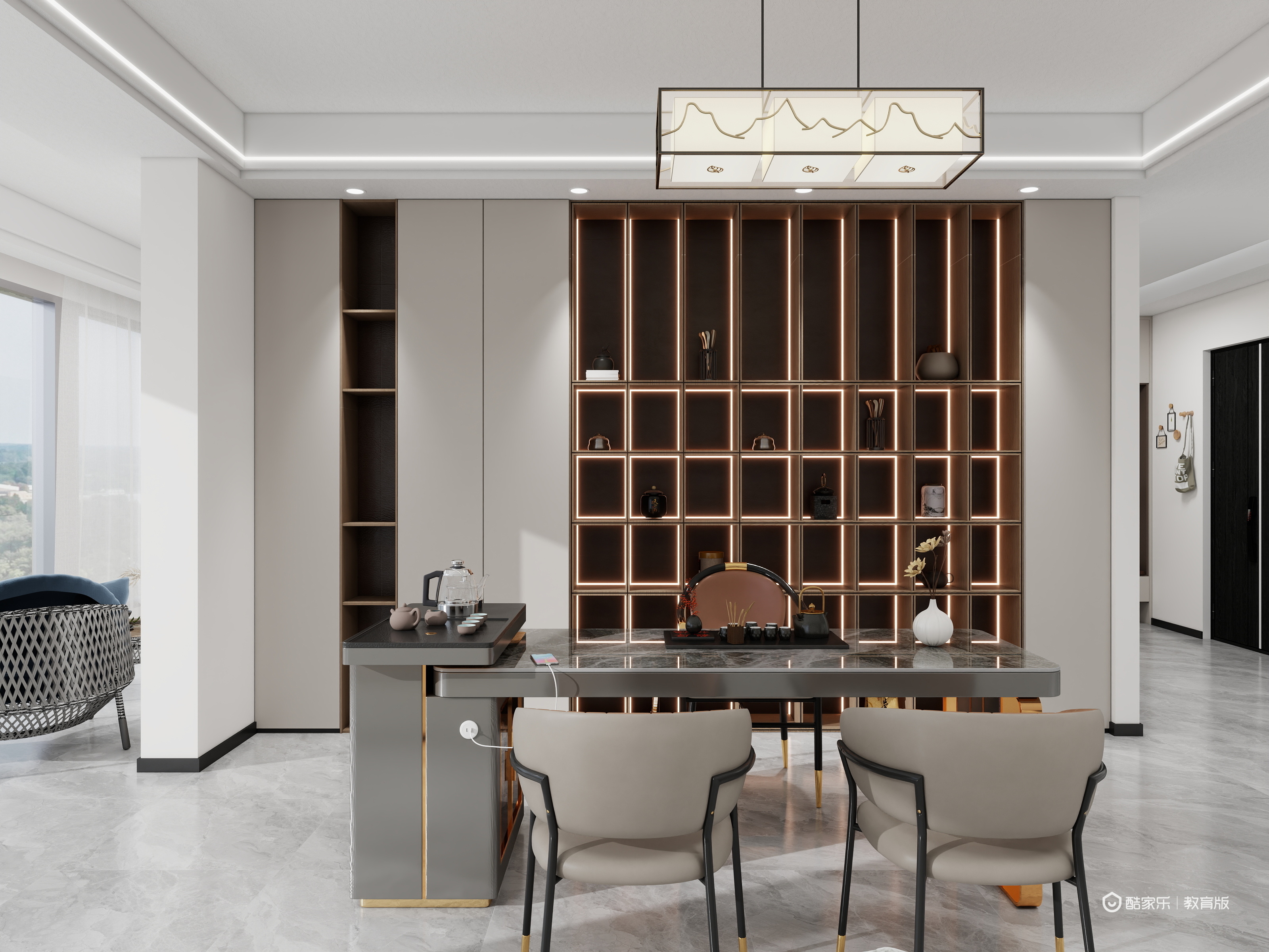 1673*bEhS-287㎡5室装修效果图