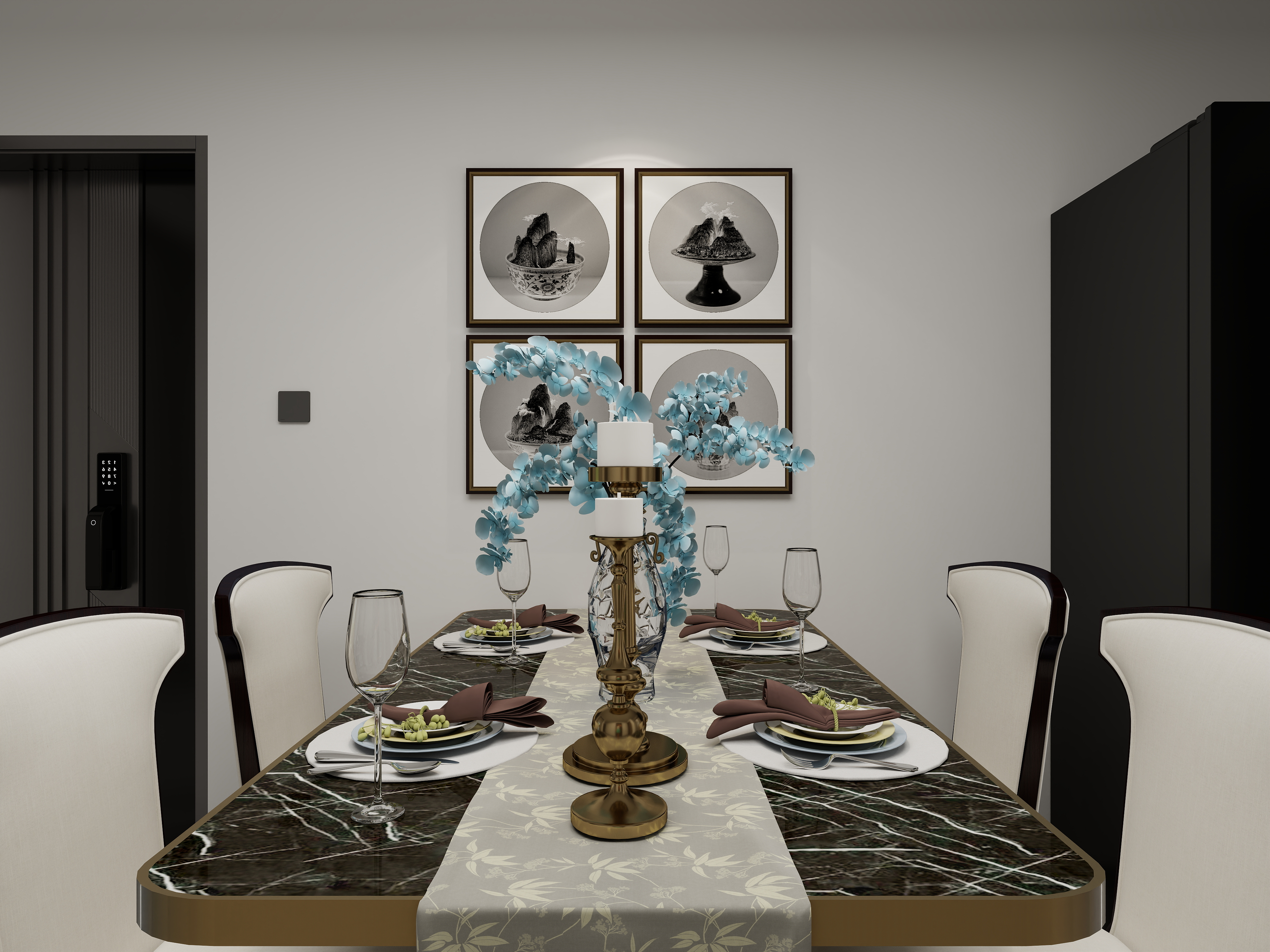 外城行者-如馨-朝新嘉园东里一区97㎡2室2厅装修效果图