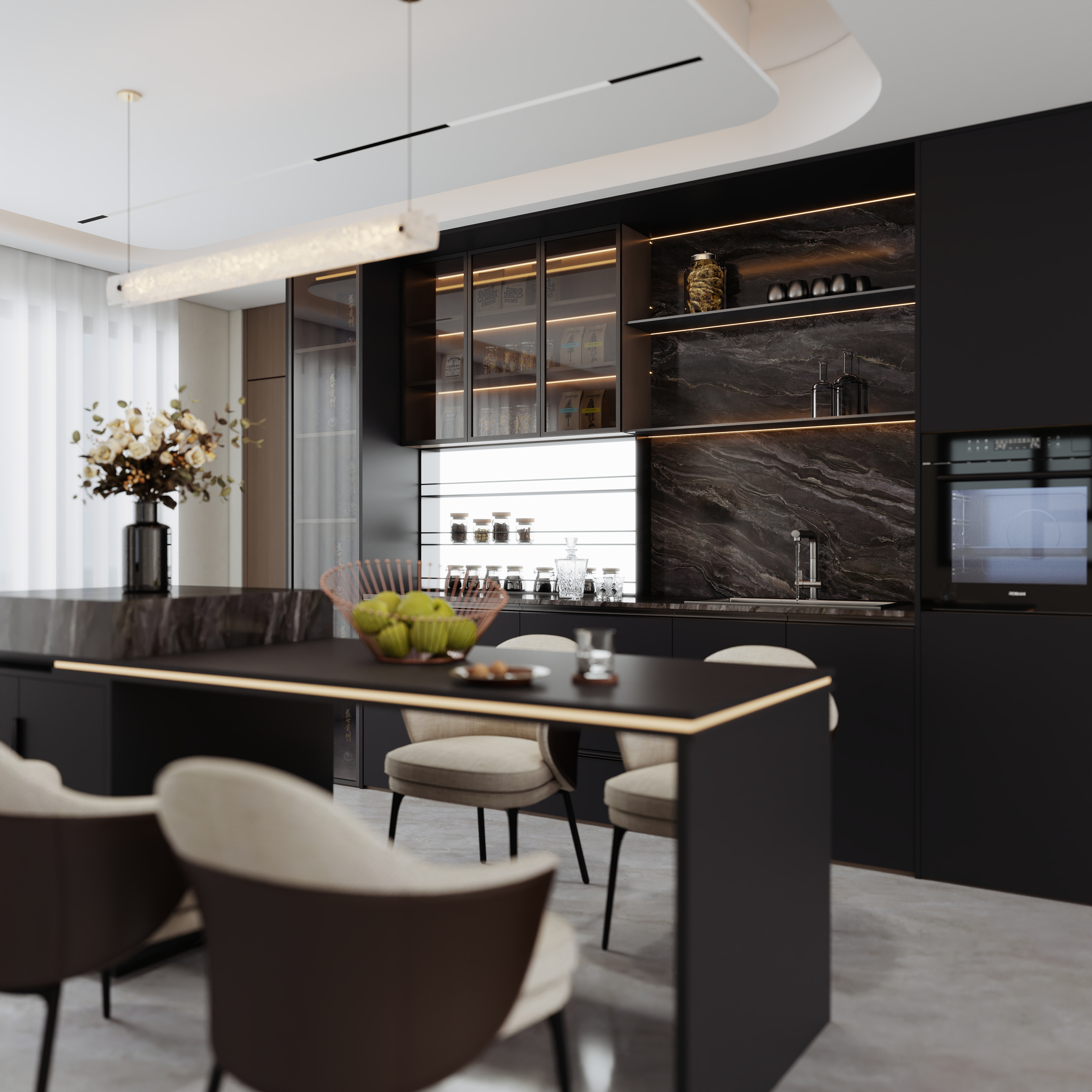 彭文廉-自建房复式-芬迪灰-装修设计方案