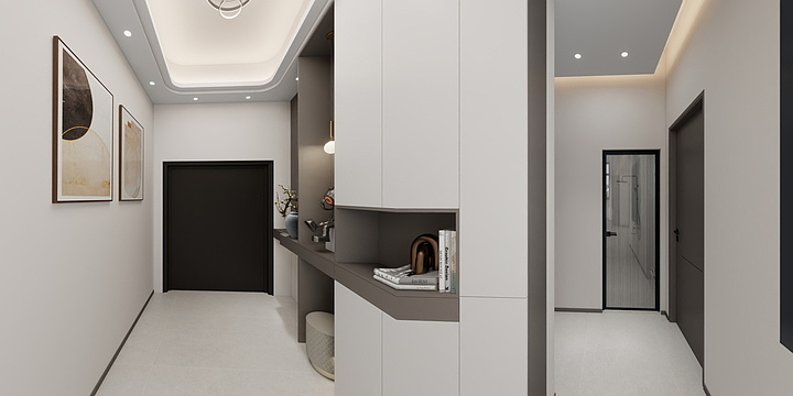 静河设计工作室-崇龛自建别墅效果图 1--装修设计方案