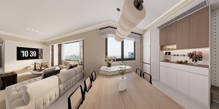 全案设计丶马明-【现代】榆都华堂效果图-装修设计方案