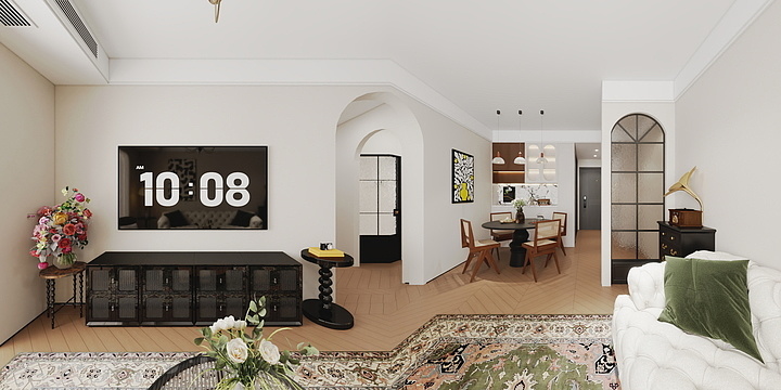 Ms丶空间设计-法式 丶中古 幸福里-装修设计方案