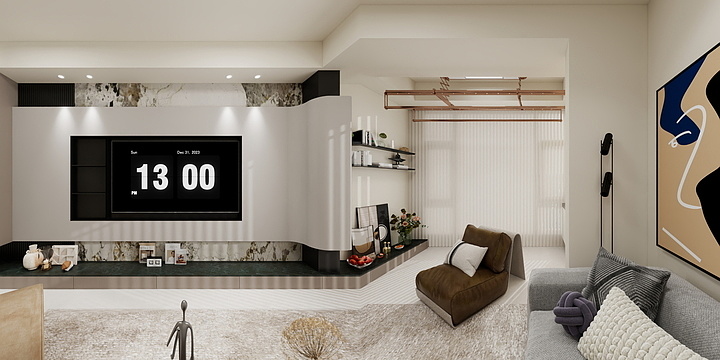 小喵一加-23街-5栋-75平方-装修设计方案