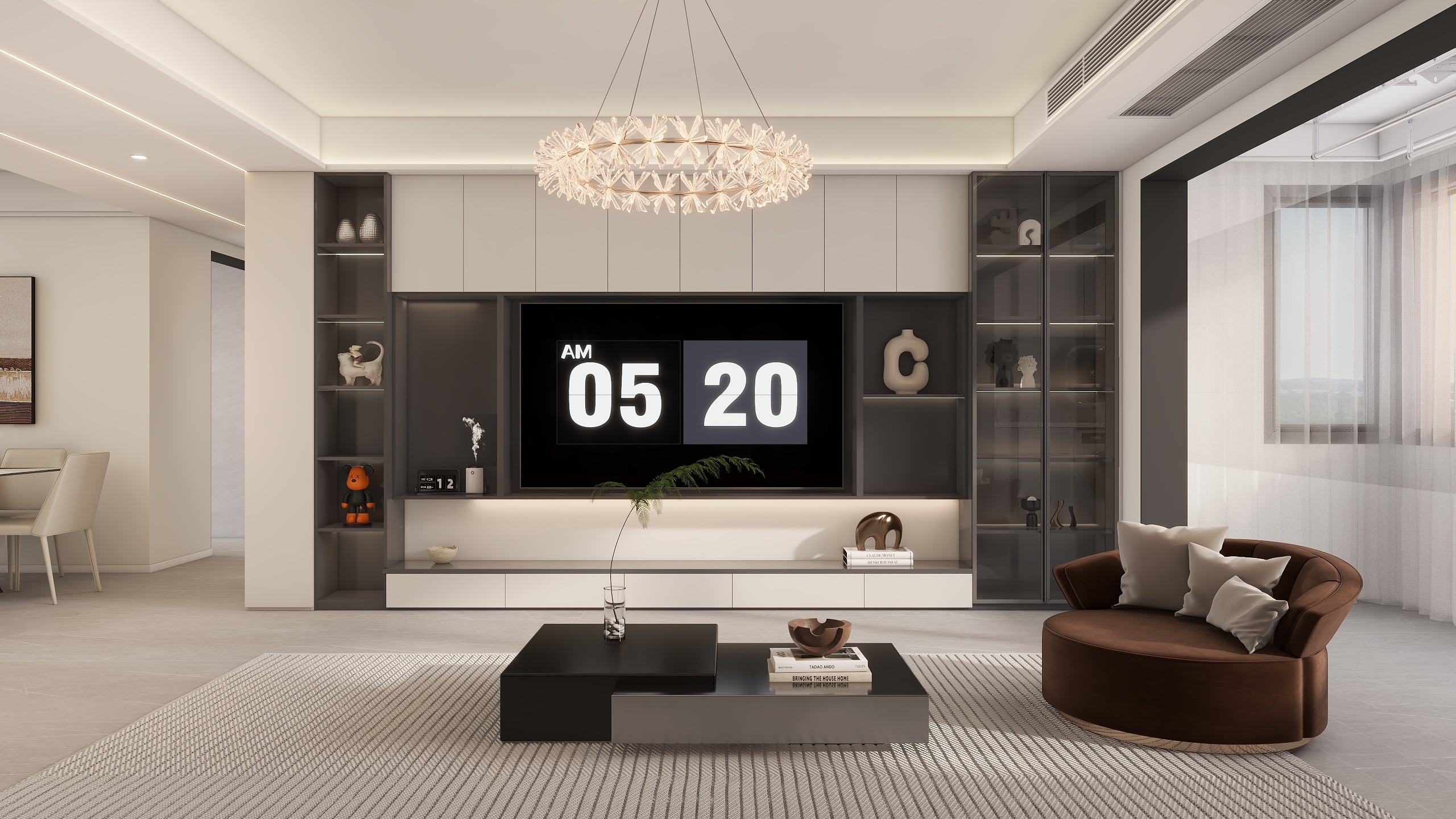 小朱设计234-135平现代极简4室-装修设计方案