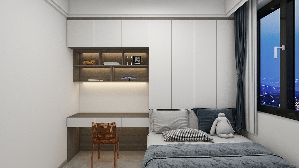 室内设计师丨張杰-悦蓉庄120西边户-装修设计方案