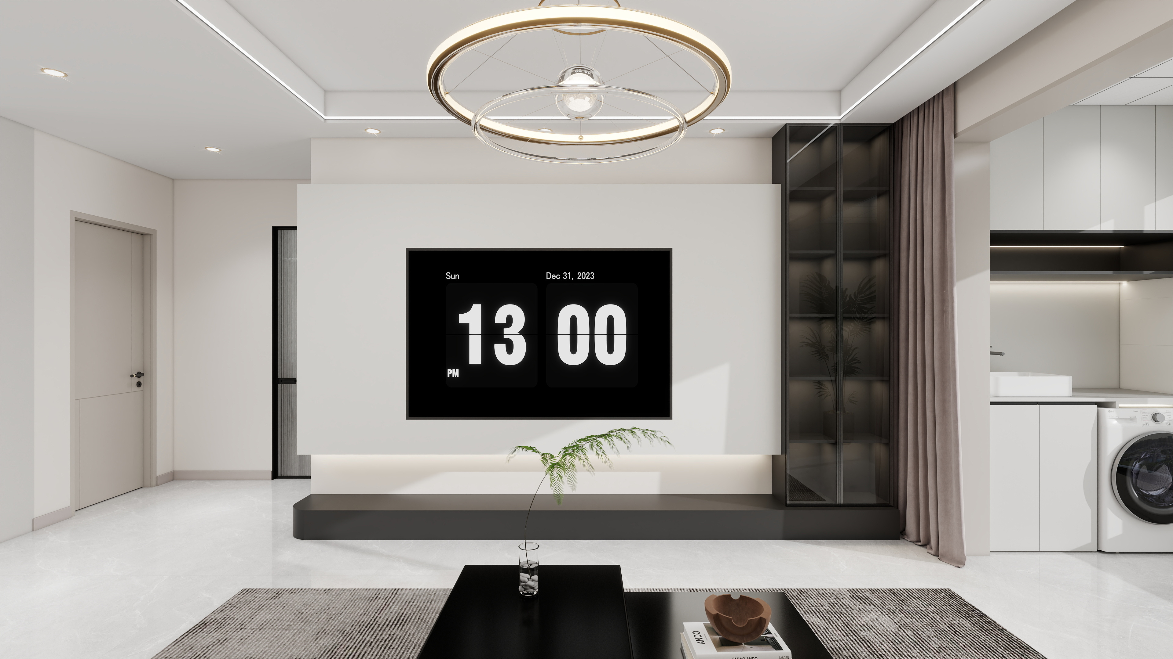 艺雅丽-112平现代简约装修效果图