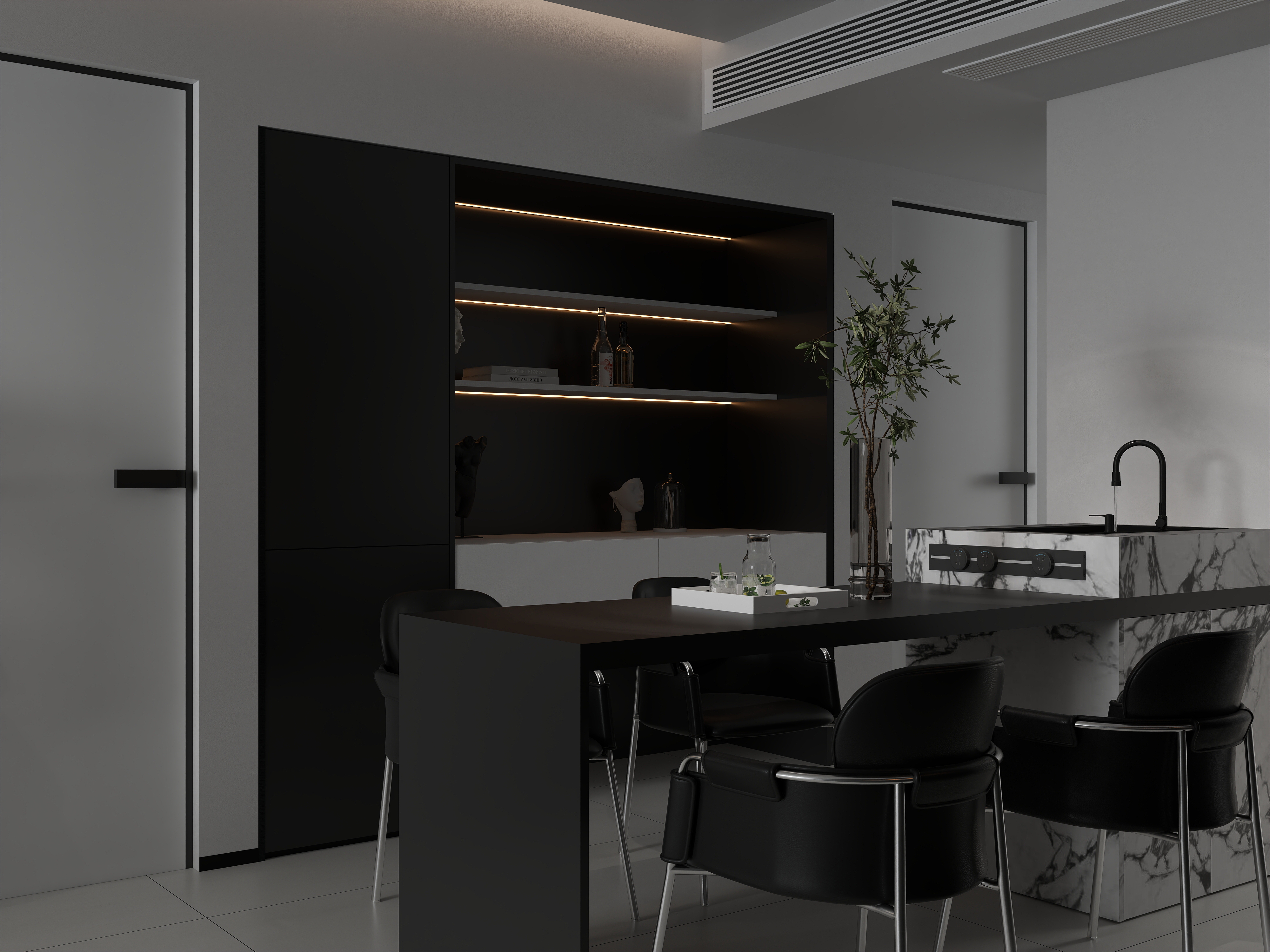 小新代画-黑白灰-装修设计方案