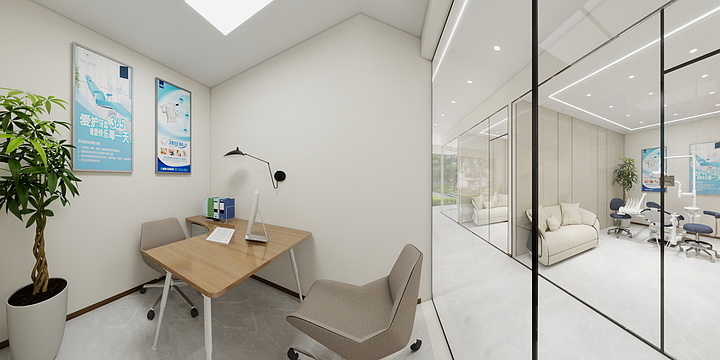 東嵊装饰设计-牙科诊所-装修设计方案