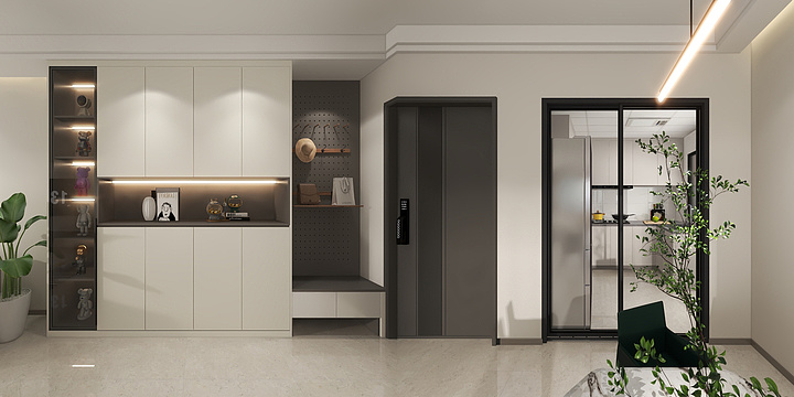 全屋定制效果-永利印象11栋03户型-装修设计方案