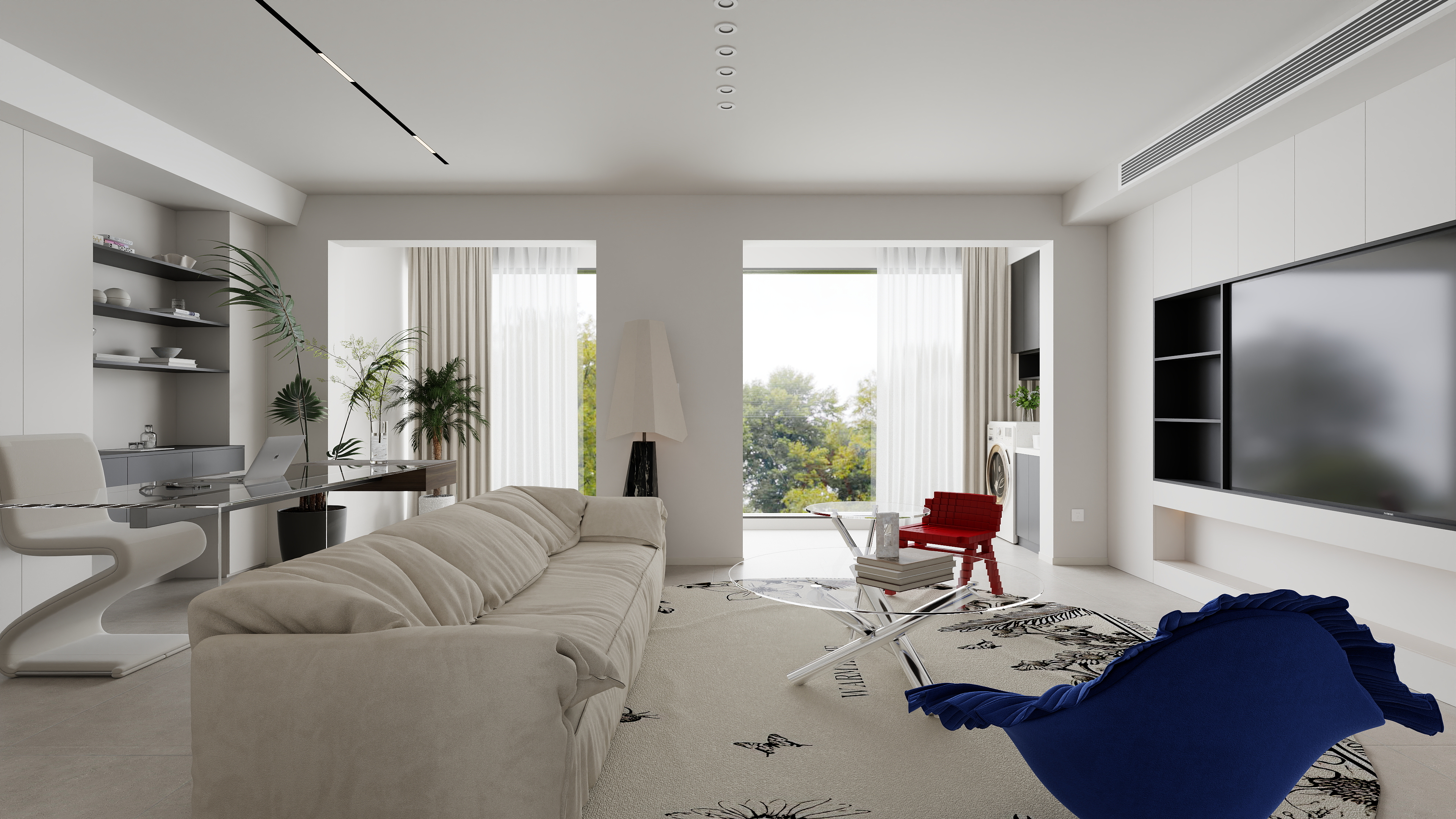 小新代画-现代奶油风-装修设计方案