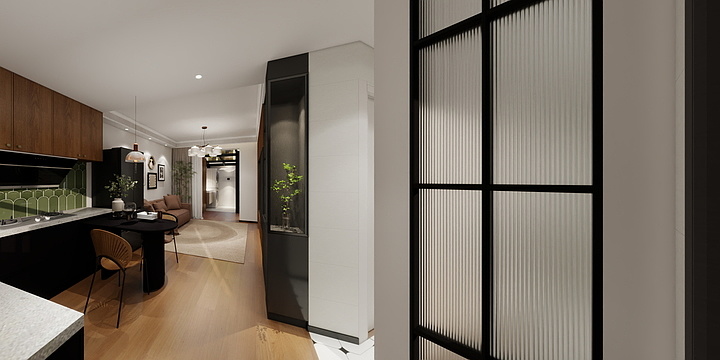 设计师Nancy-上南四村效果图-装修设计方案