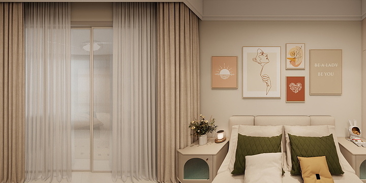 Strenget-博园诚园奶油风-装修设计方案