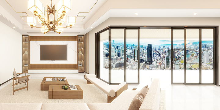 張若璵-长河翠语  新中式  原木风-装修设计方案