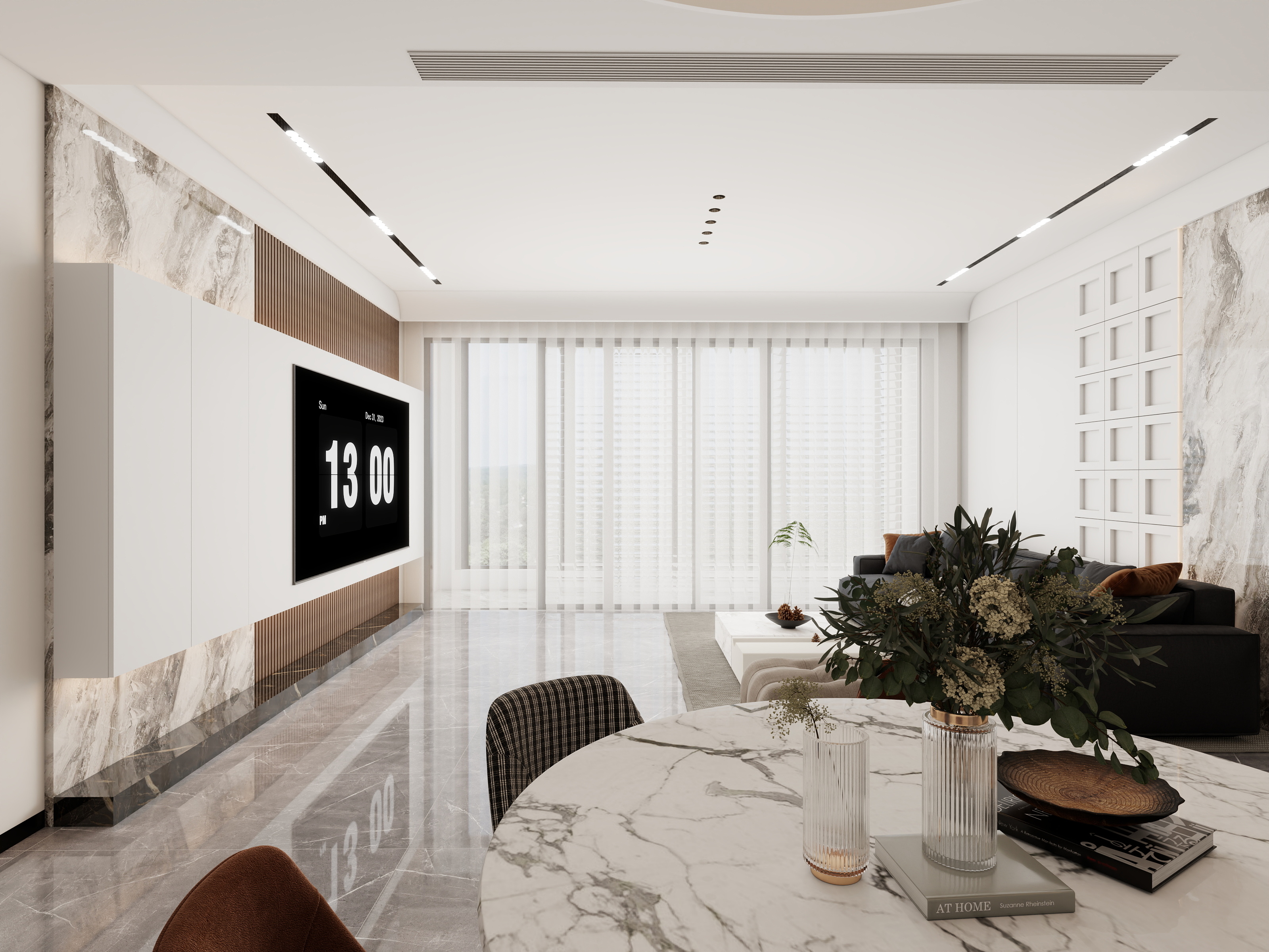 励志成为3d高手-85㎡1室-装修设计方案