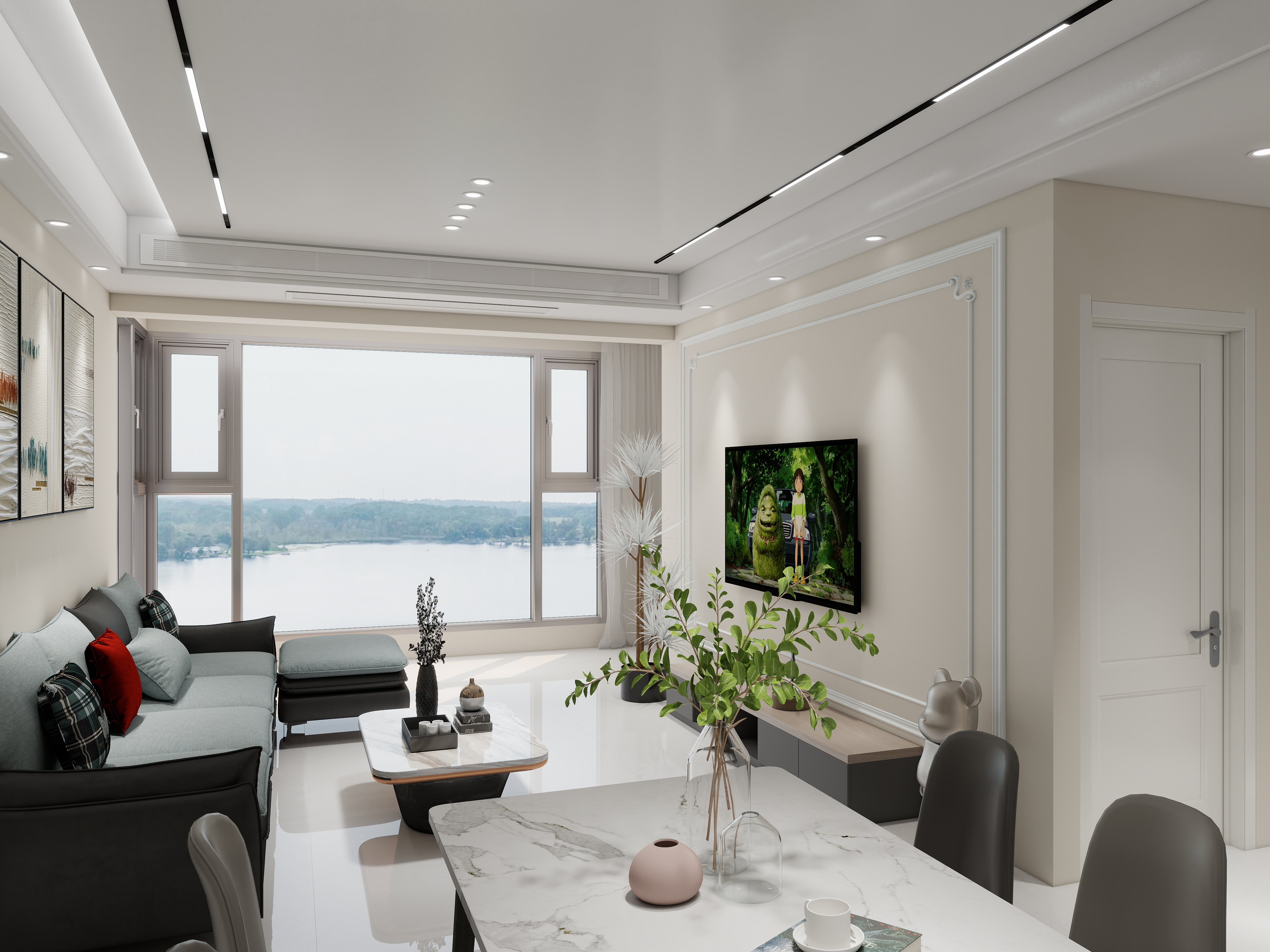 自家室内装饰装修团队-御澜世家-无主灯-装修设计方案