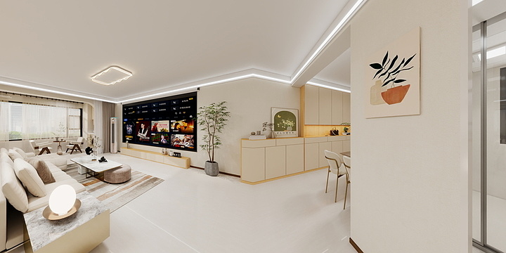 原木奶油-装修设计方案