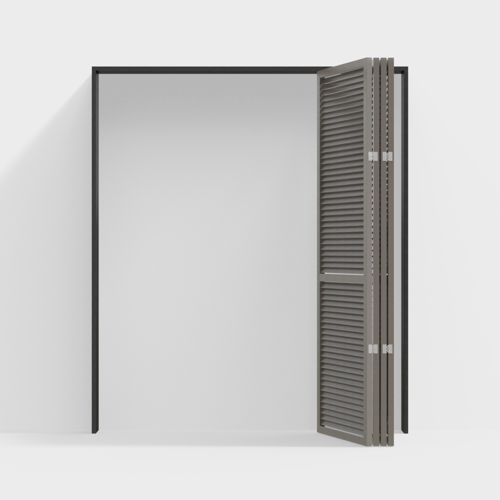 木制折叠门3D模型