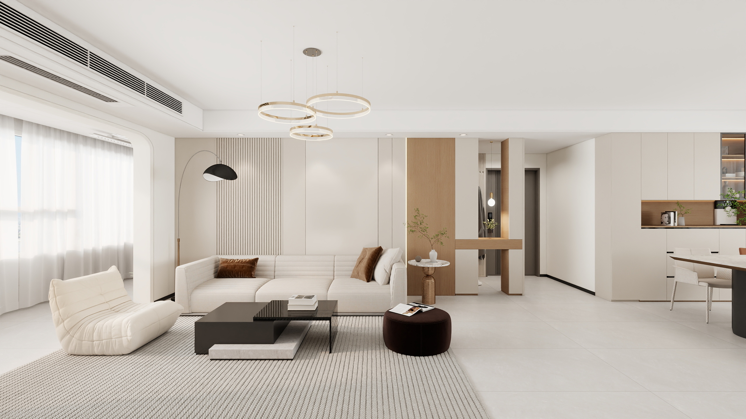 A室内设计全景-起凡装饰-御湖庄园知湖1-1-901 -装修设计方案