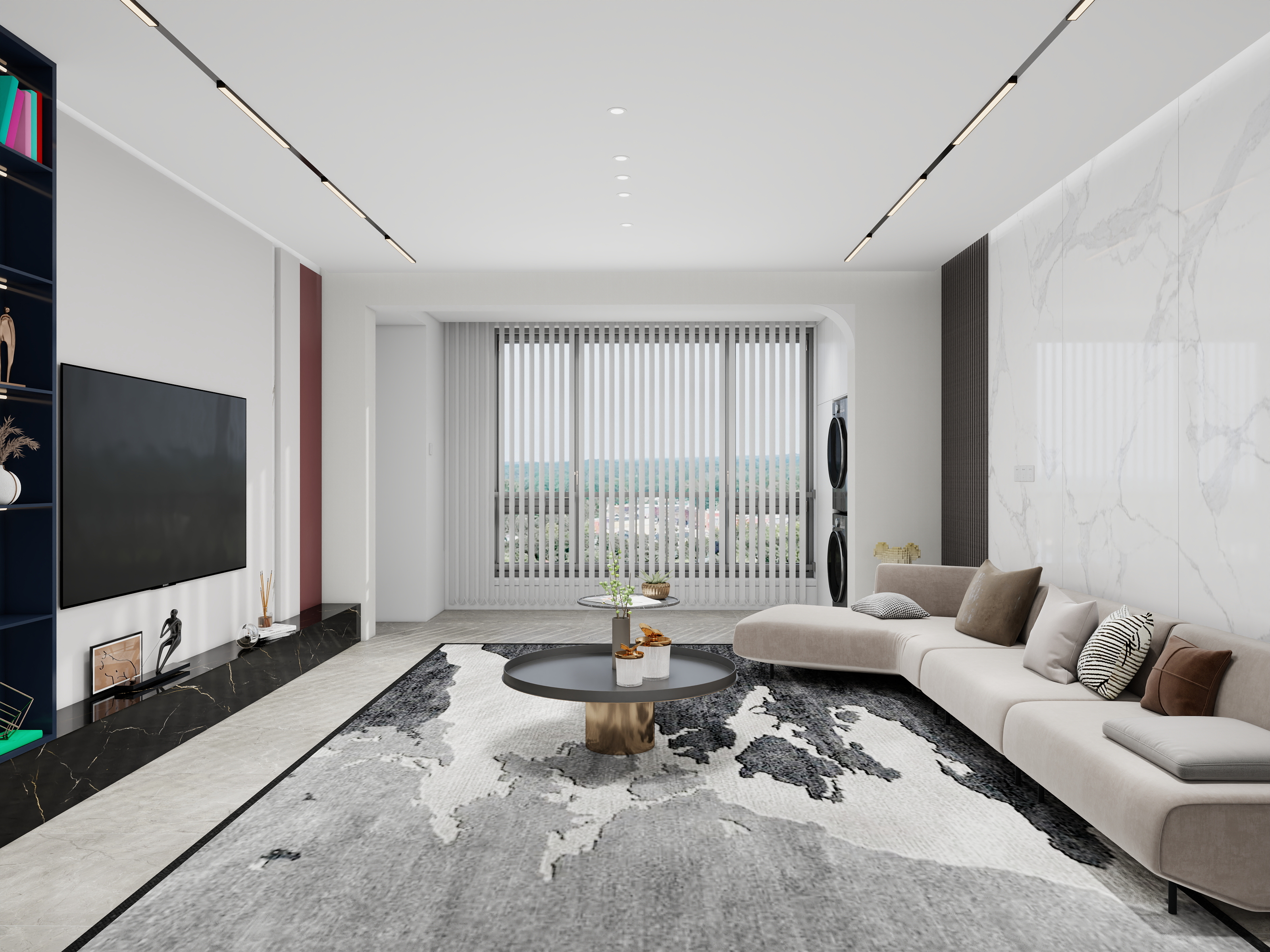 500一套_韩昊霖-现代风格装修效果图