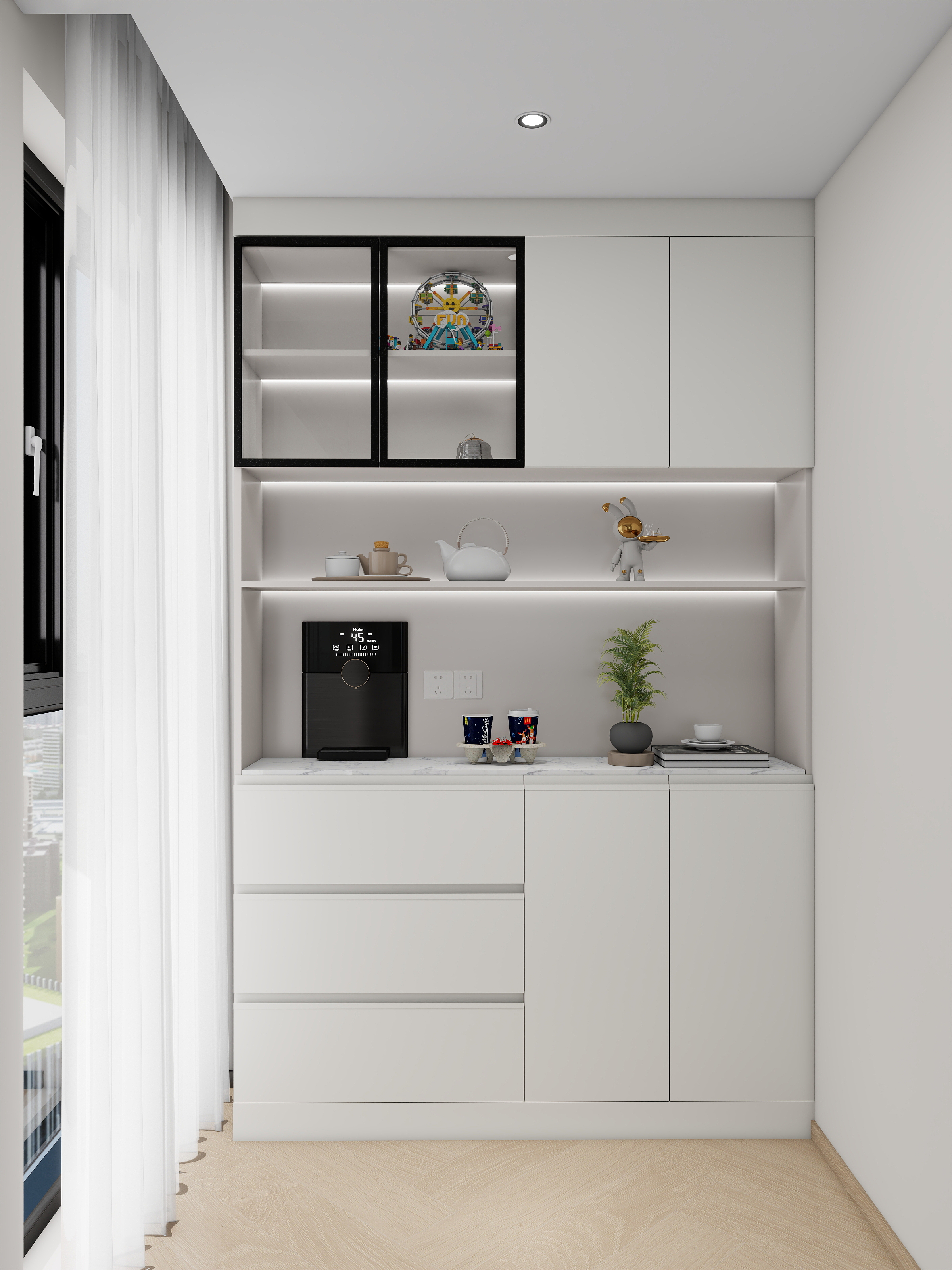 500一套_韩昊霖-奶油风装修效果图