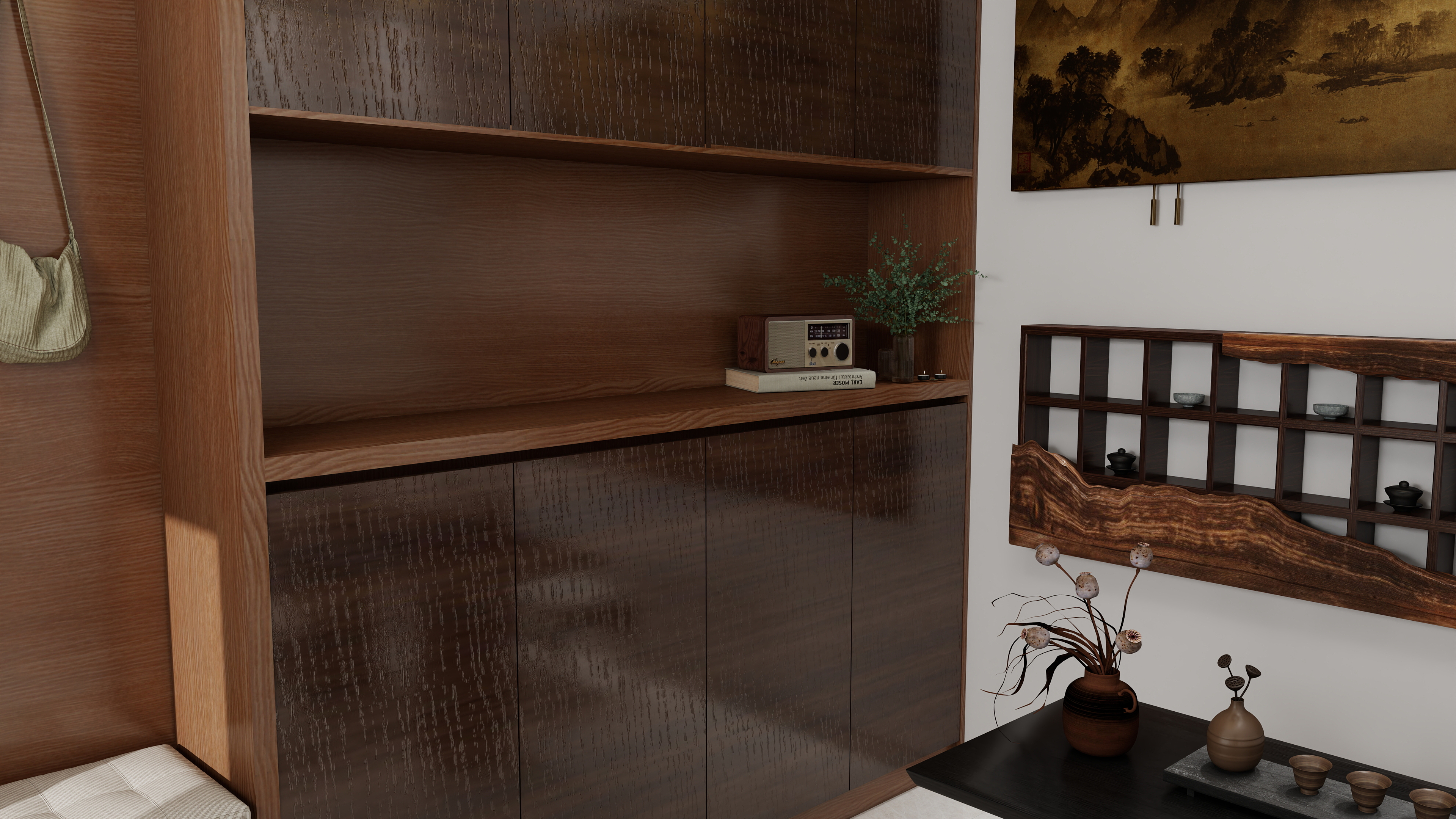 沉潜.-居阳华府116㎡3室装修效果图