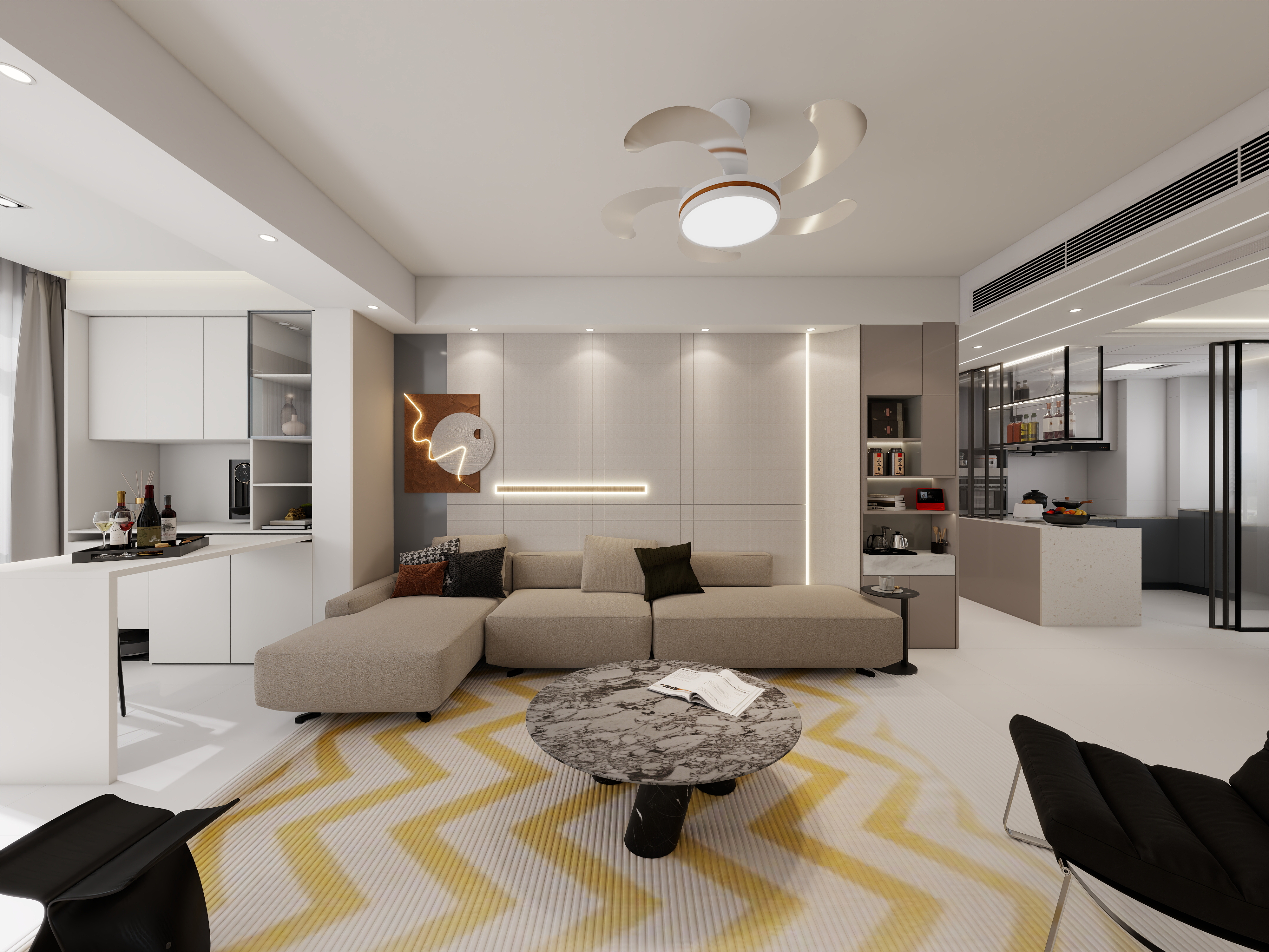 刘振宇slime-经达名苑商住小区项目142㎡4室-装修设计方案