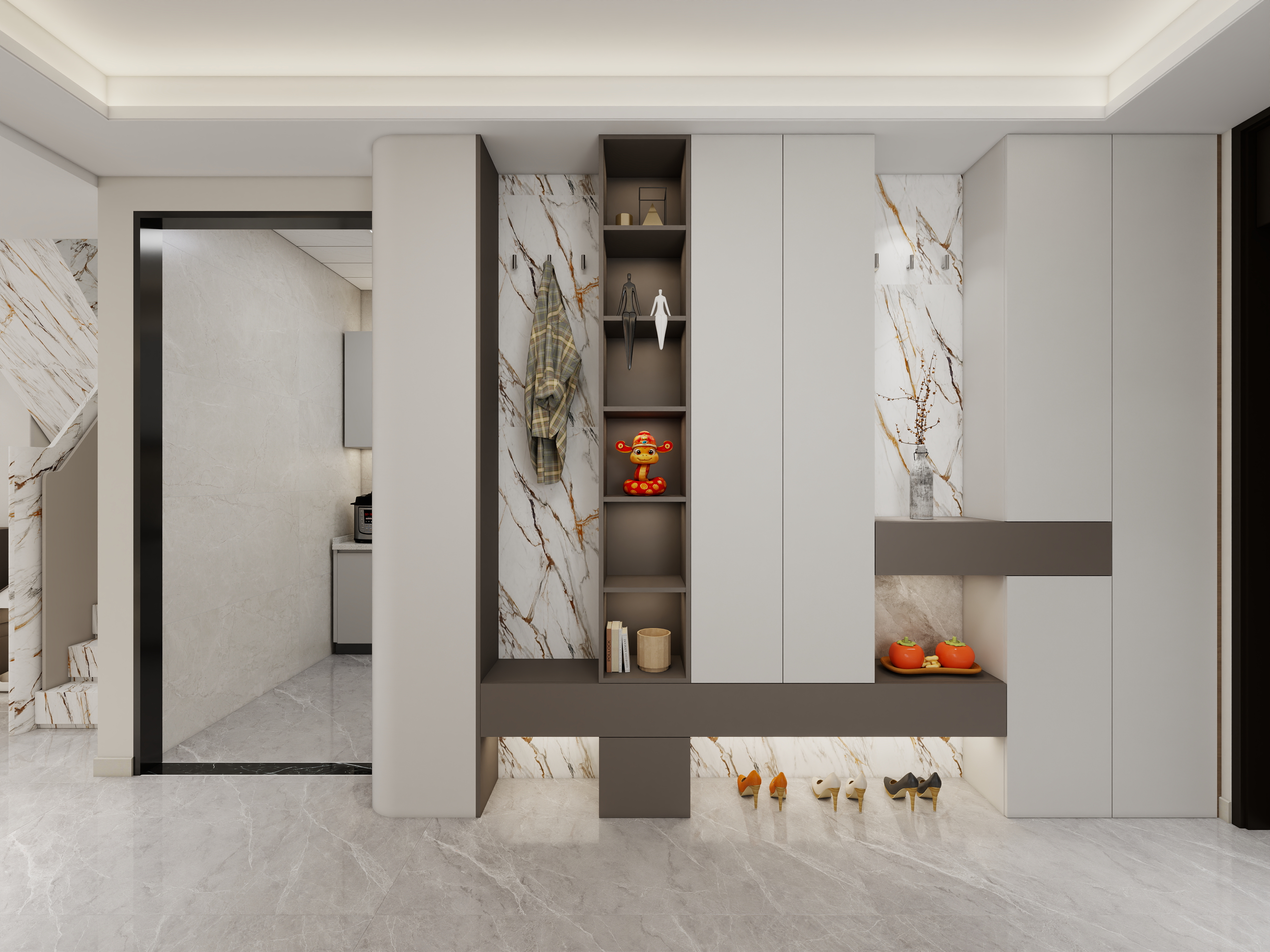 艺雅丽-120平现代简约 装修效果图