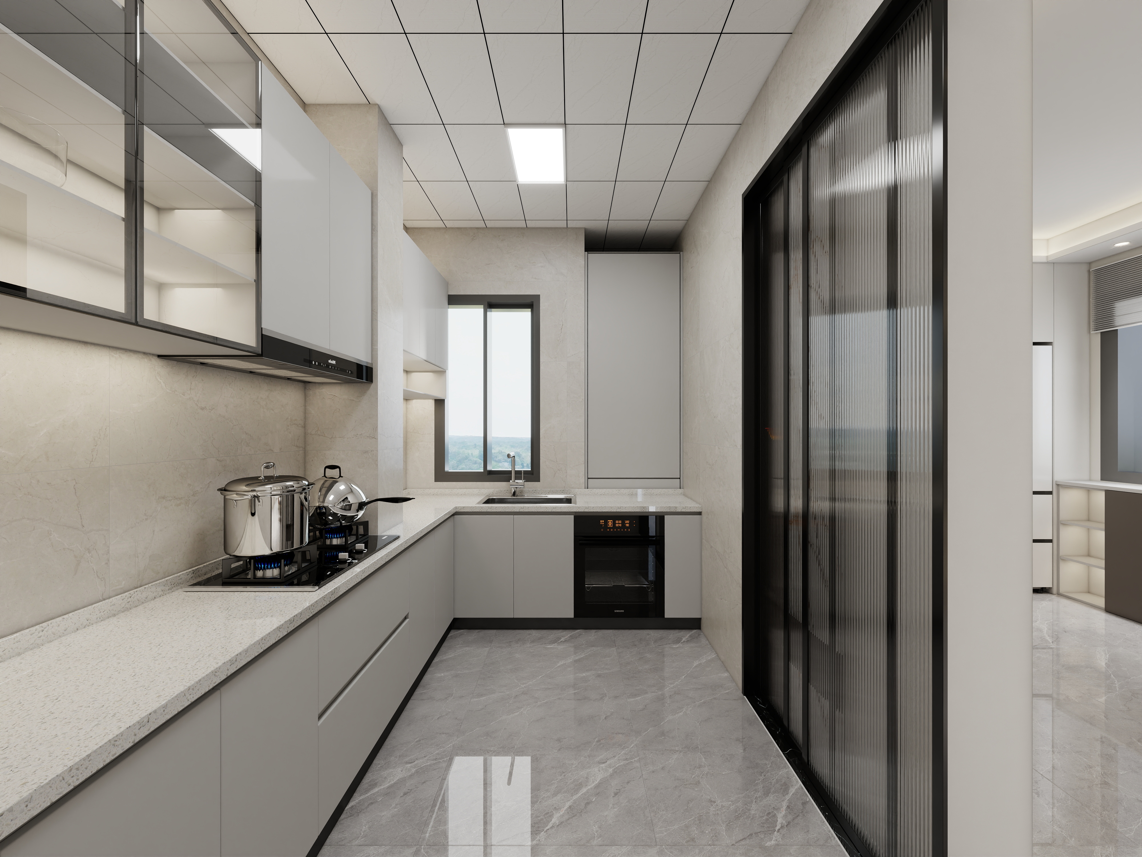 艺雅丽-120平现代简约 装修效果图