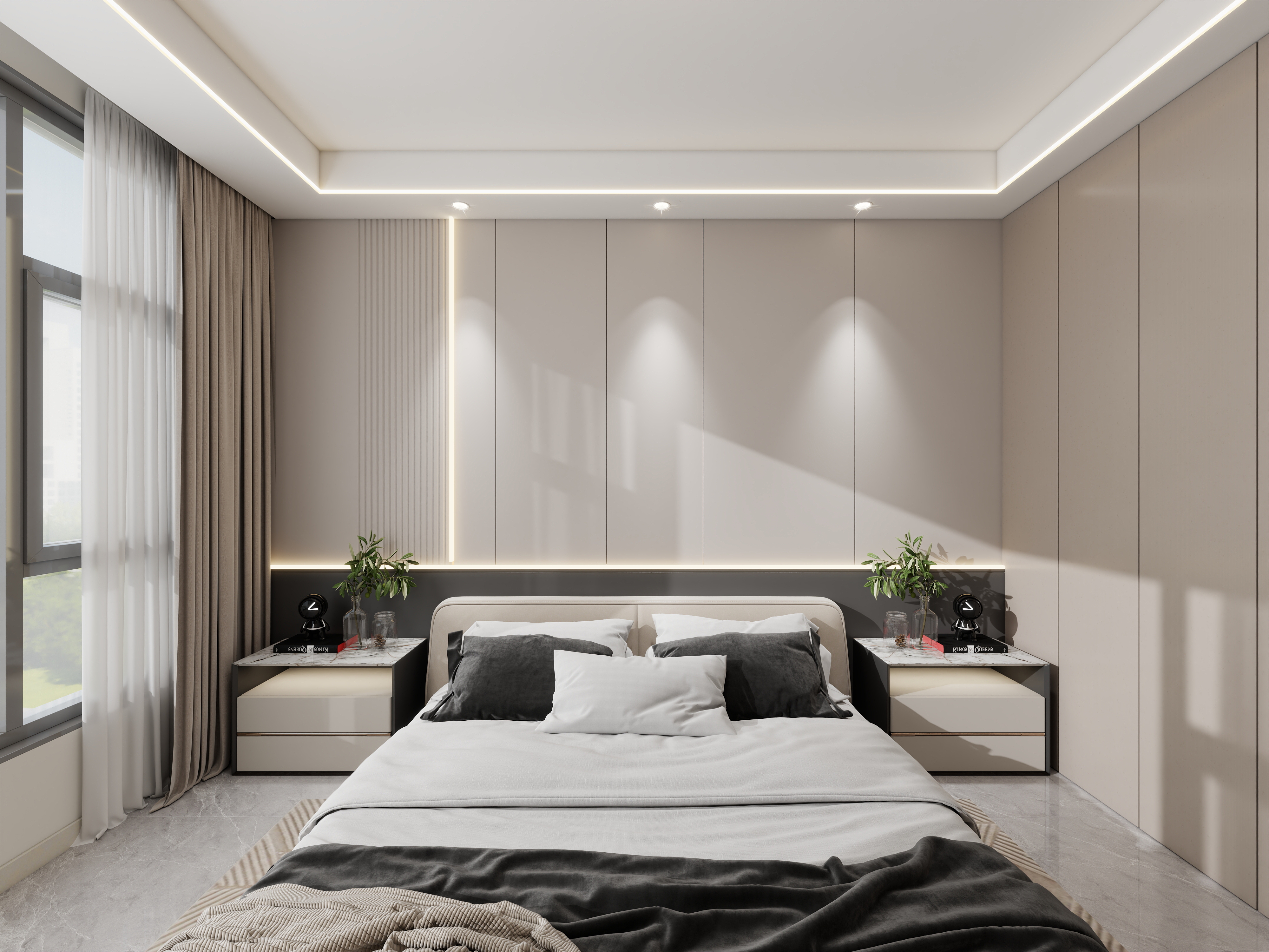 艺雅丽-120平现代简约 装修效果图