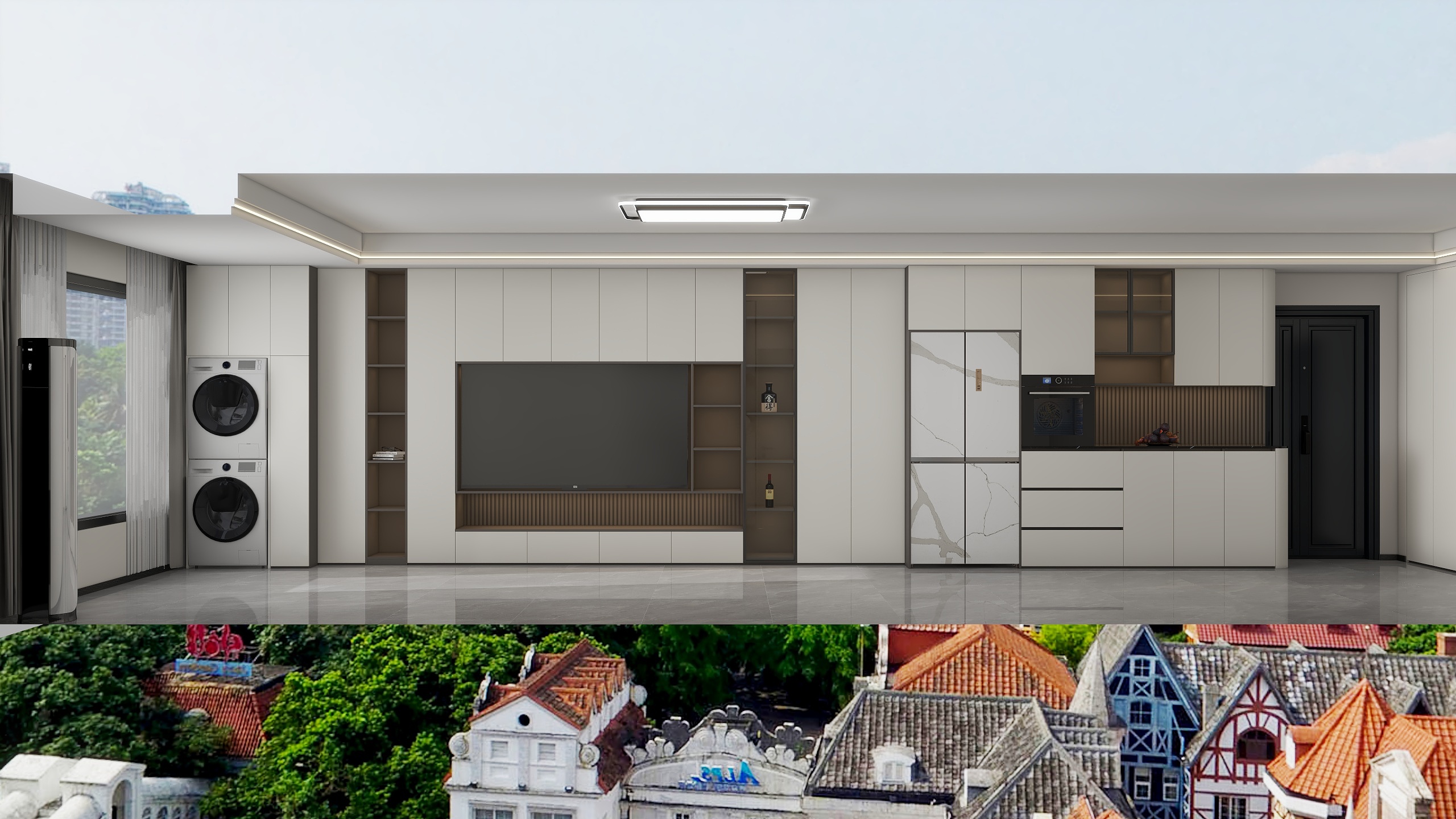 柏妮雅全屋定制-隆瀚城甜甜初稿-装修设计方案