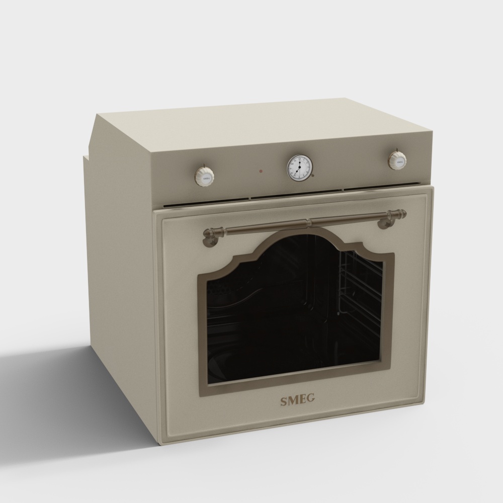 欧式烤箱3D模型