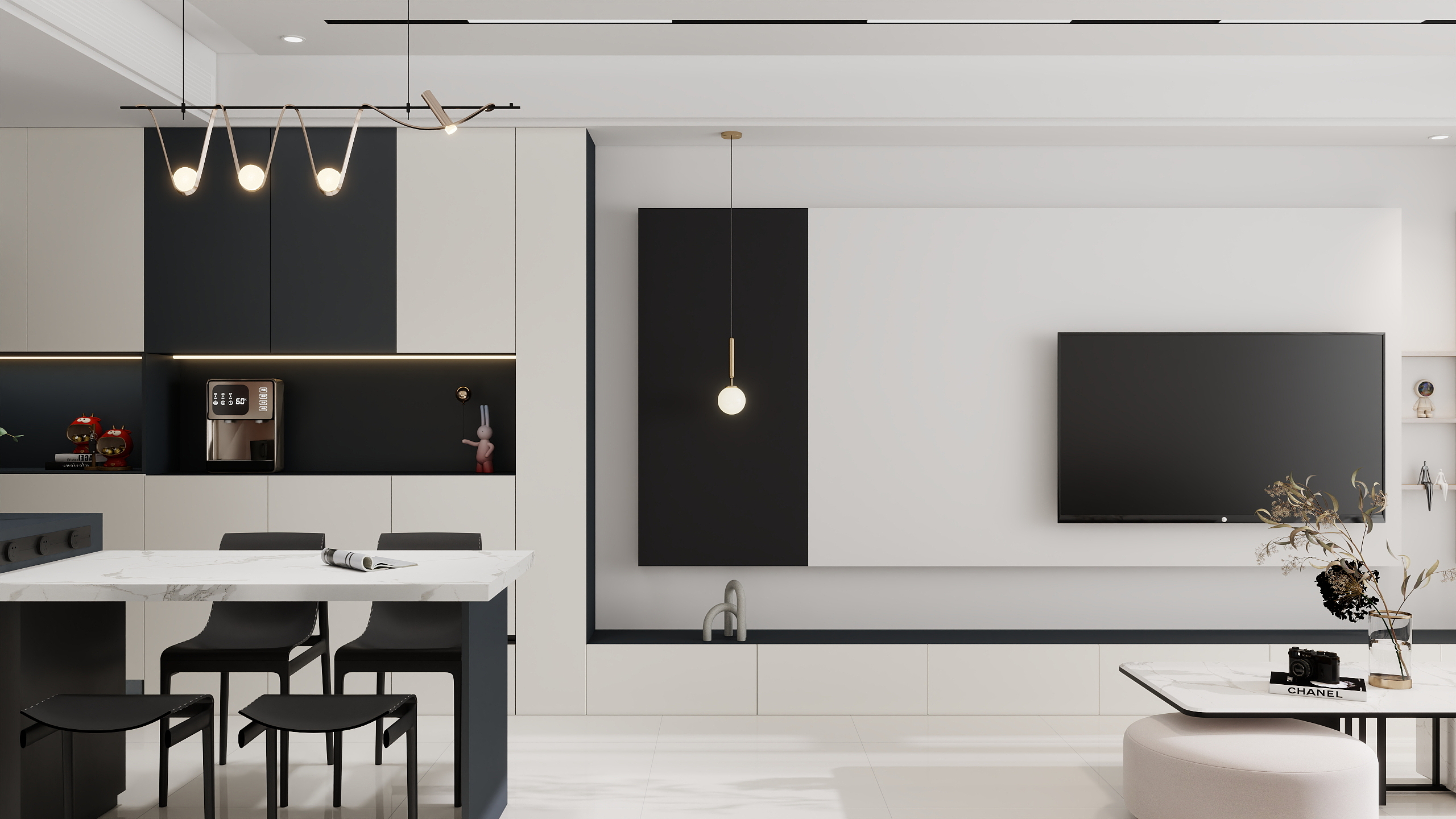 王浩I独立设计师-100平方现代-装修设计方案