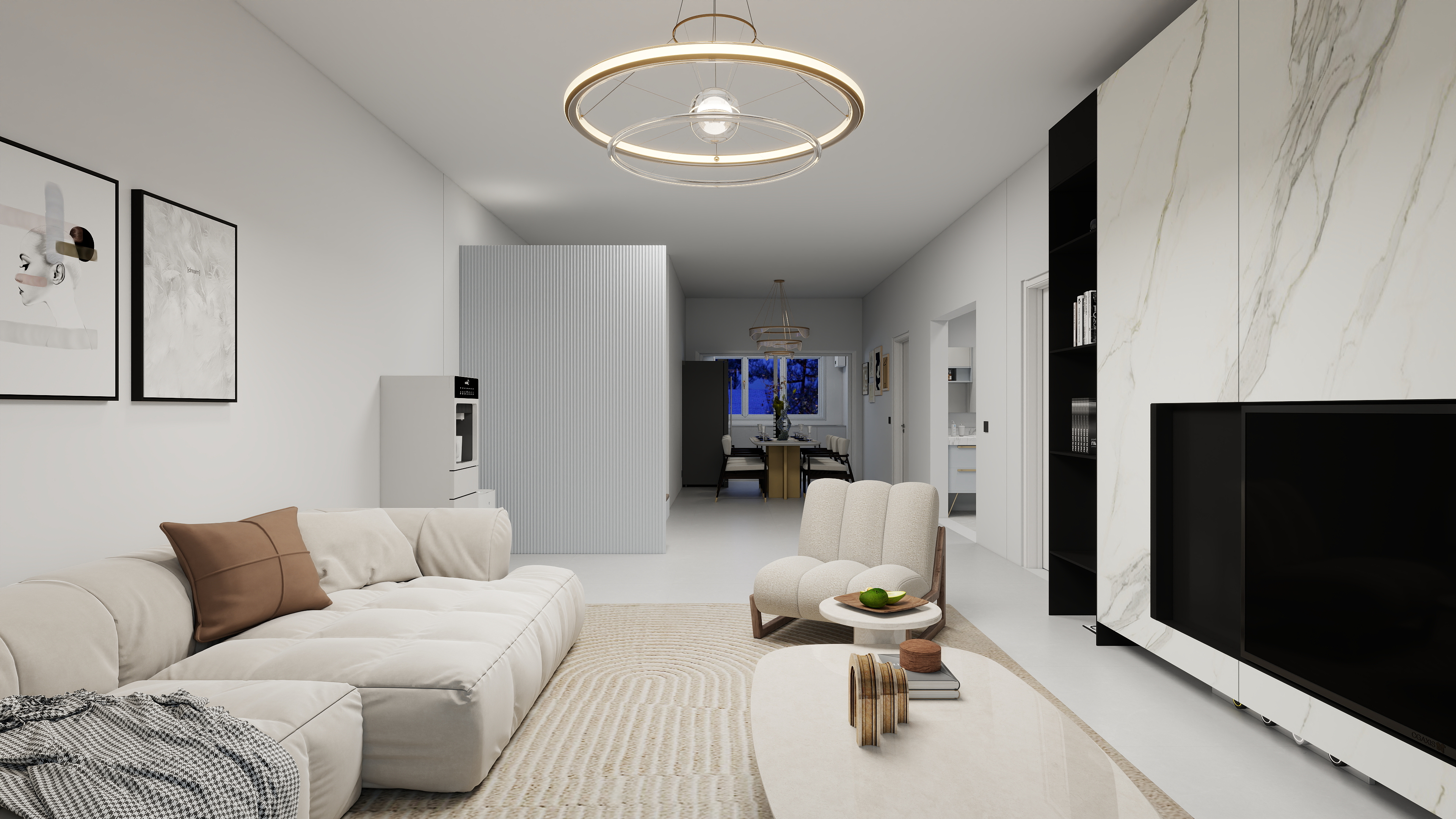 忘忧草NLzH-127㎡2室装修效果图