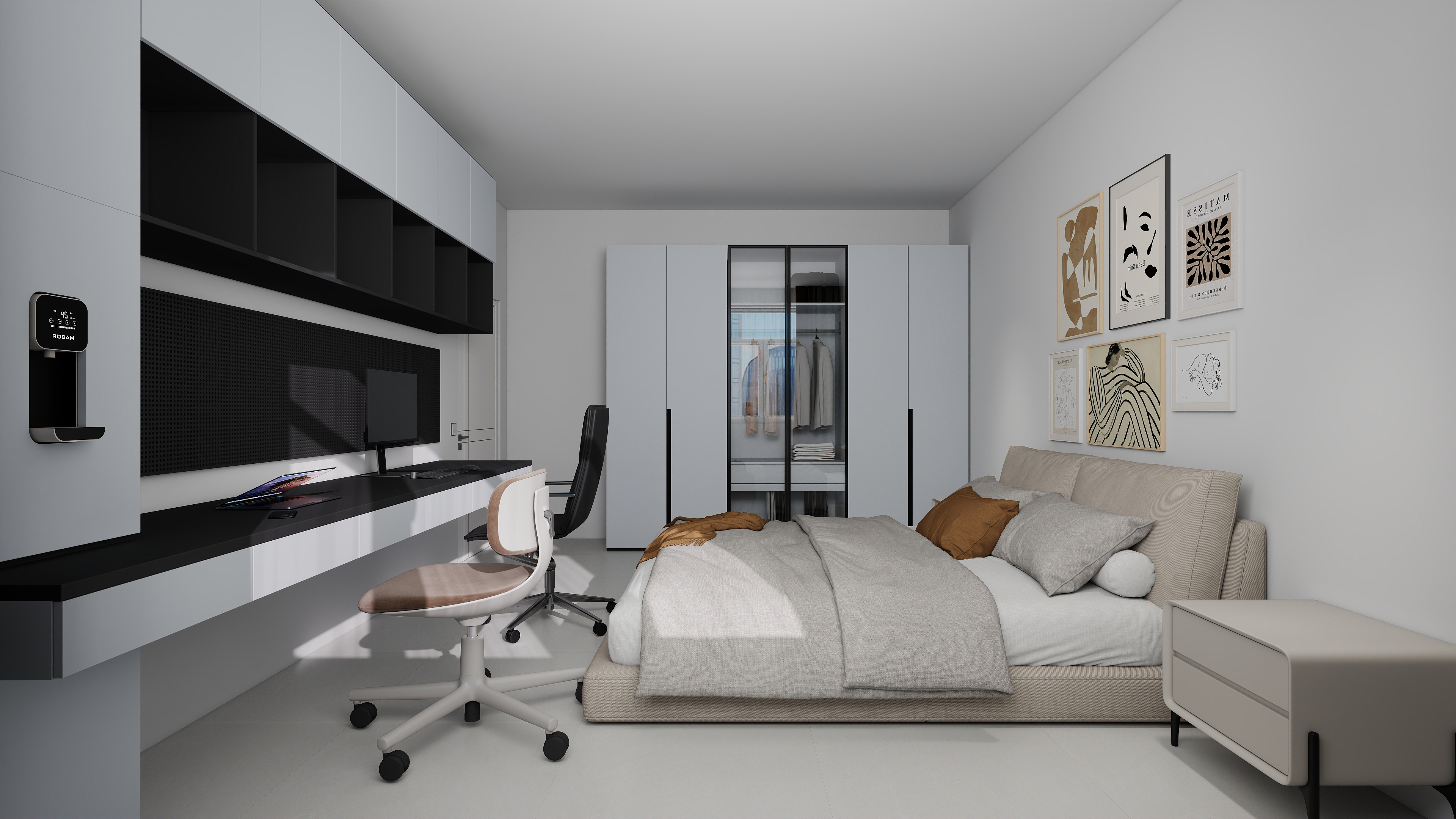 忘忧草NLzH-127㎡2室装修效果图