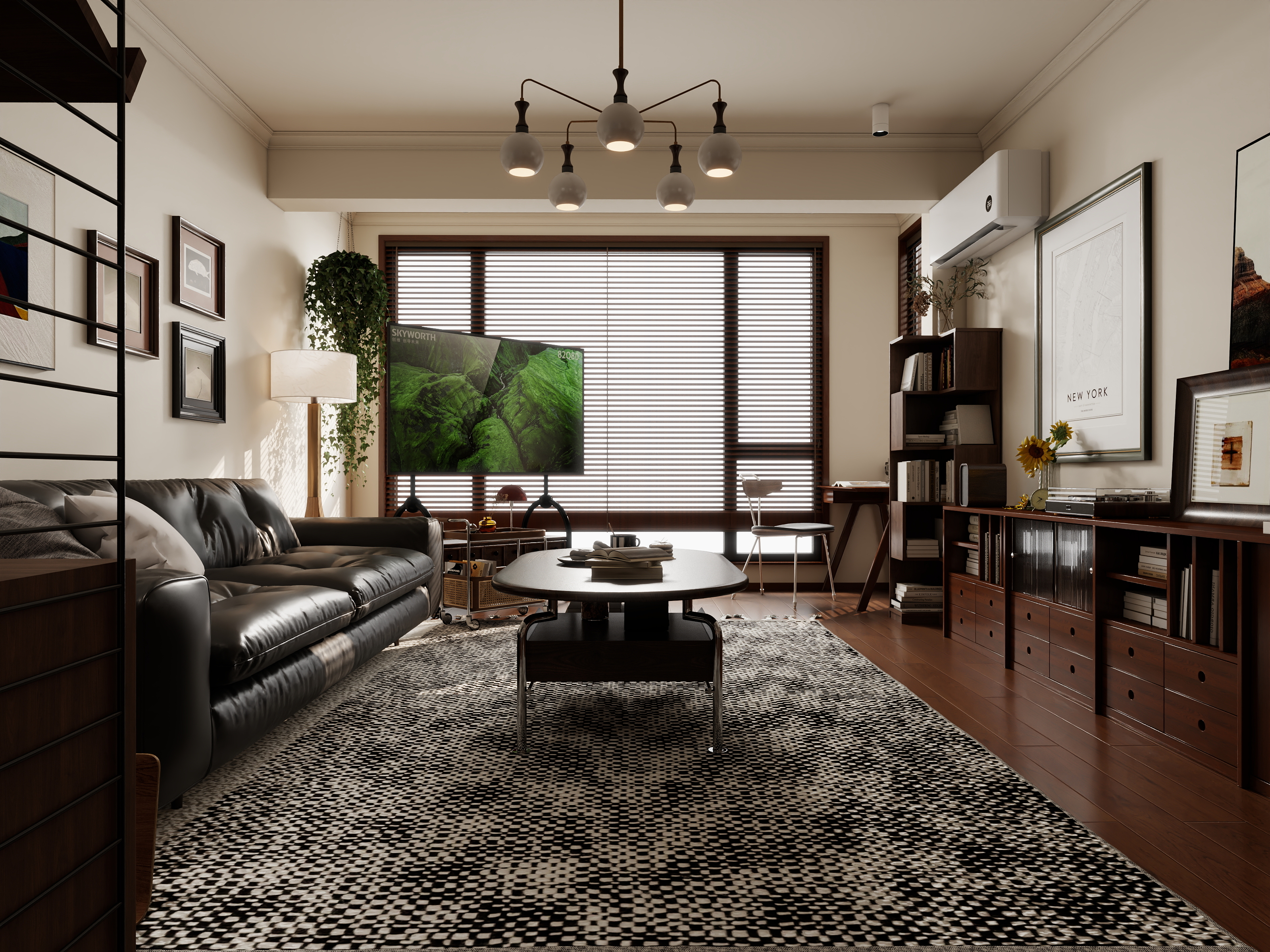 DING一996-娄底中古风设计方案装修效果图