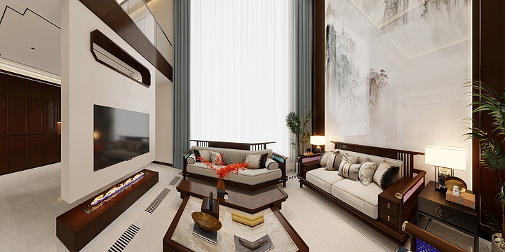 唐杰-元坝黄总别墅-装修设计方案