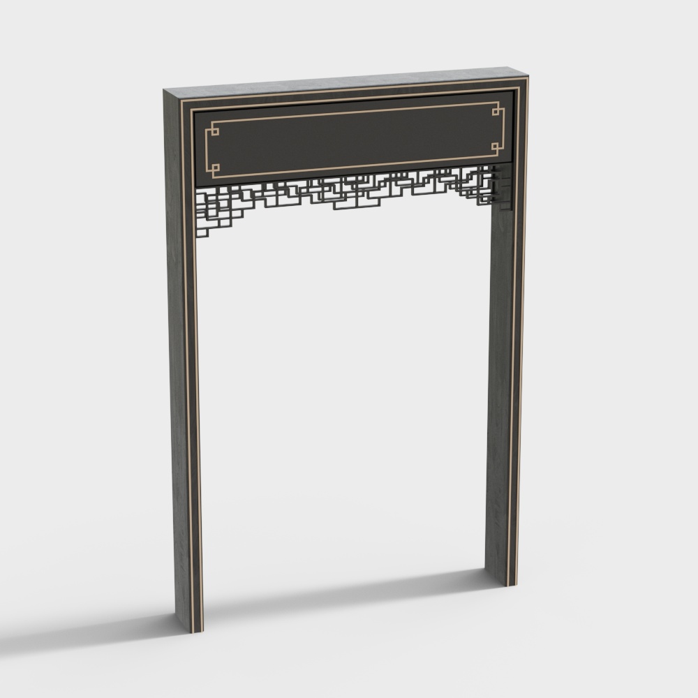 新中式门套垭口3D模型
