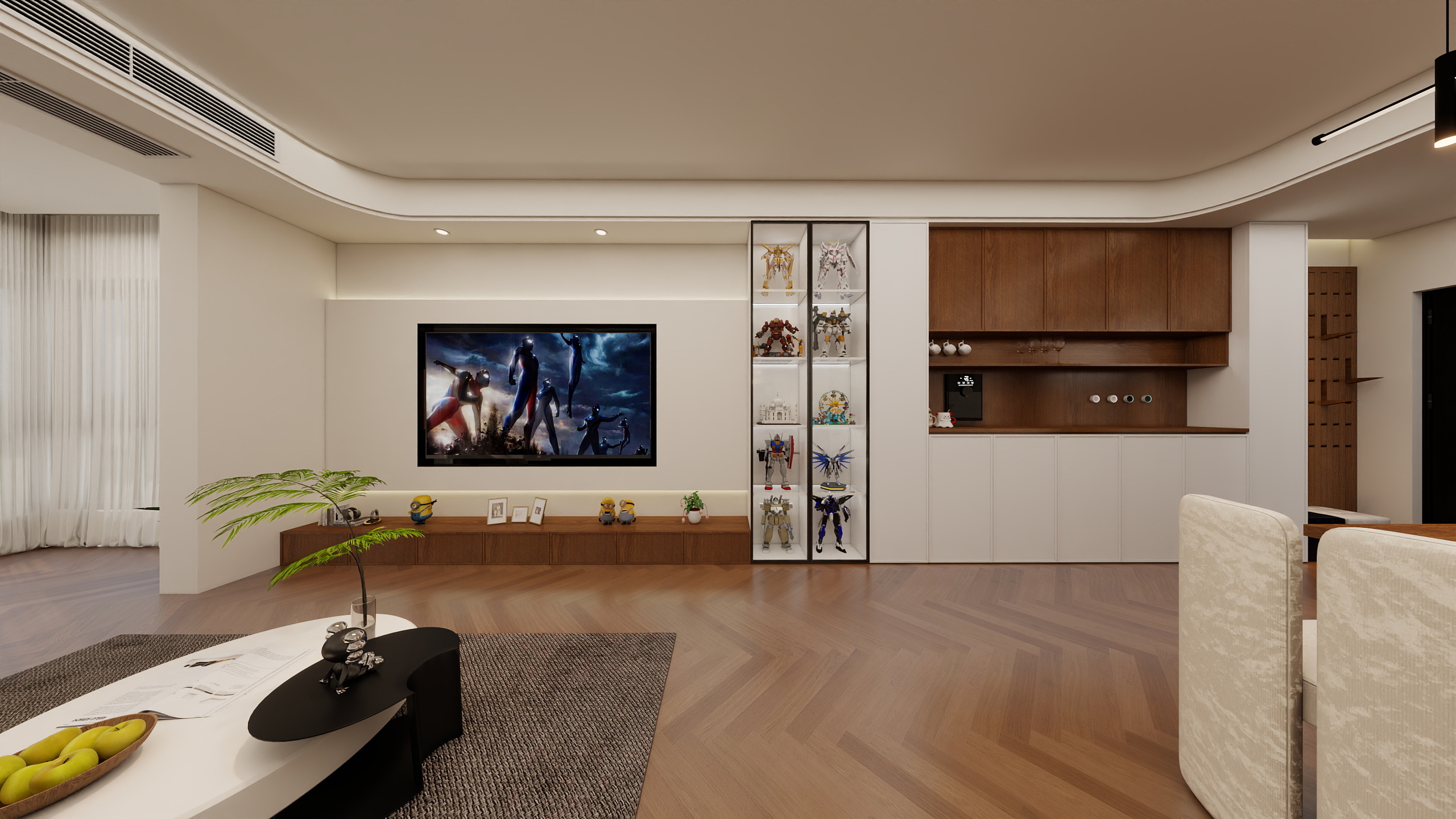 陌初寒觞-奶油中古-装修设计方案