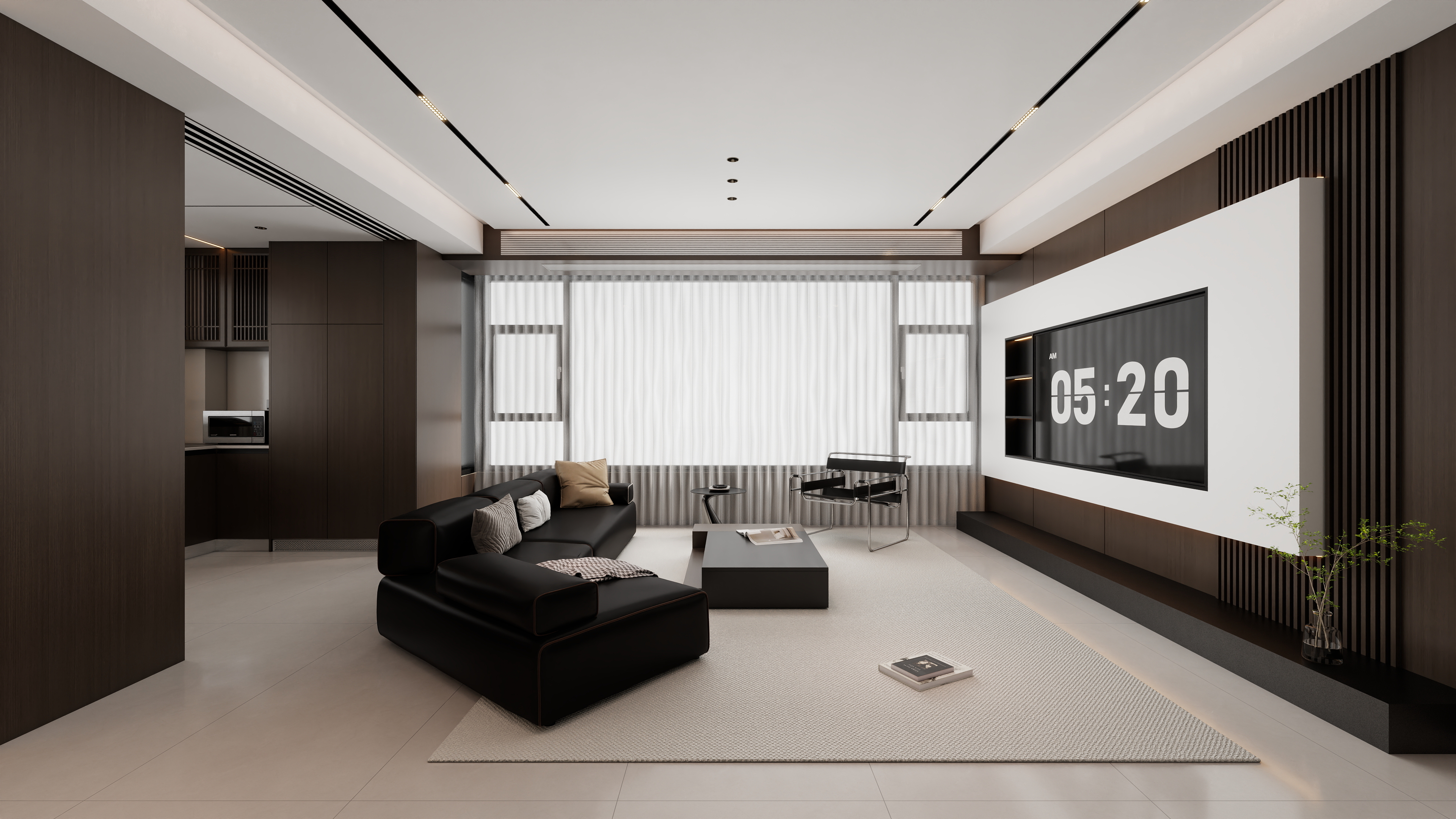 BEIYAN-DESIGN-【意式极简】玖樾148平四居室-装修设计方案