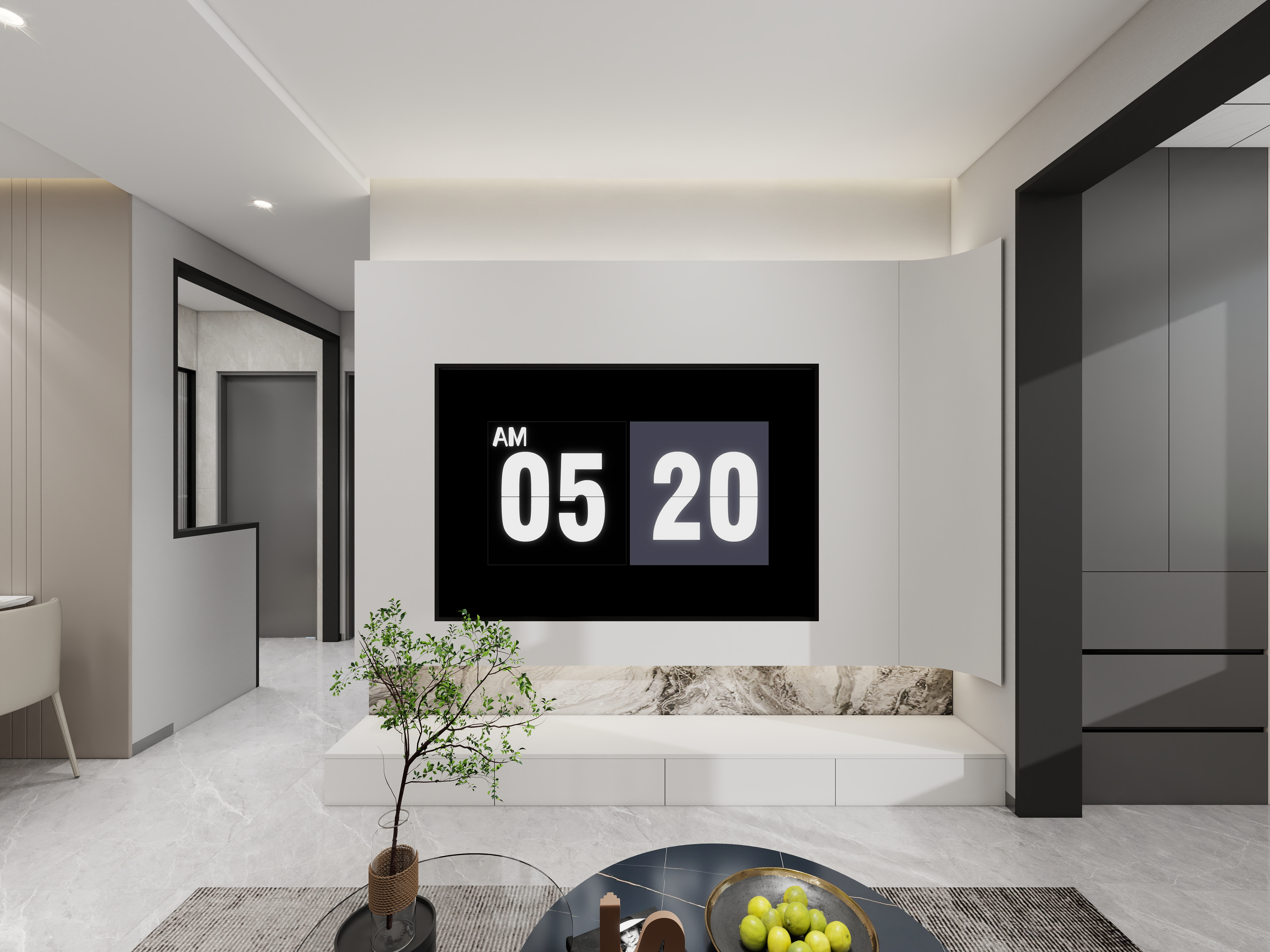 艺雅丽-72平现代轻奢 -装修设计方案