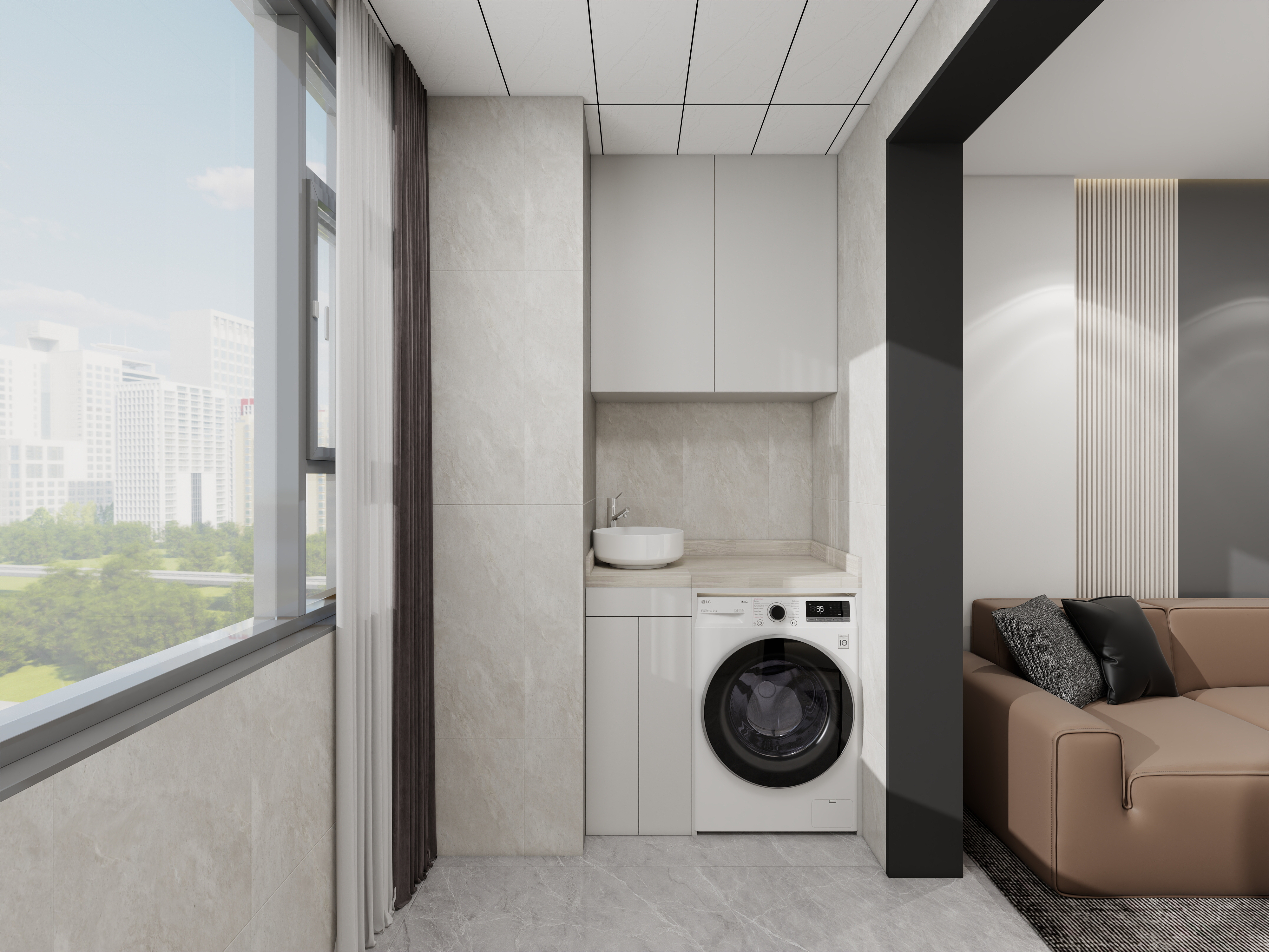 千饰空间-72平现代轻奢-装修设计方案