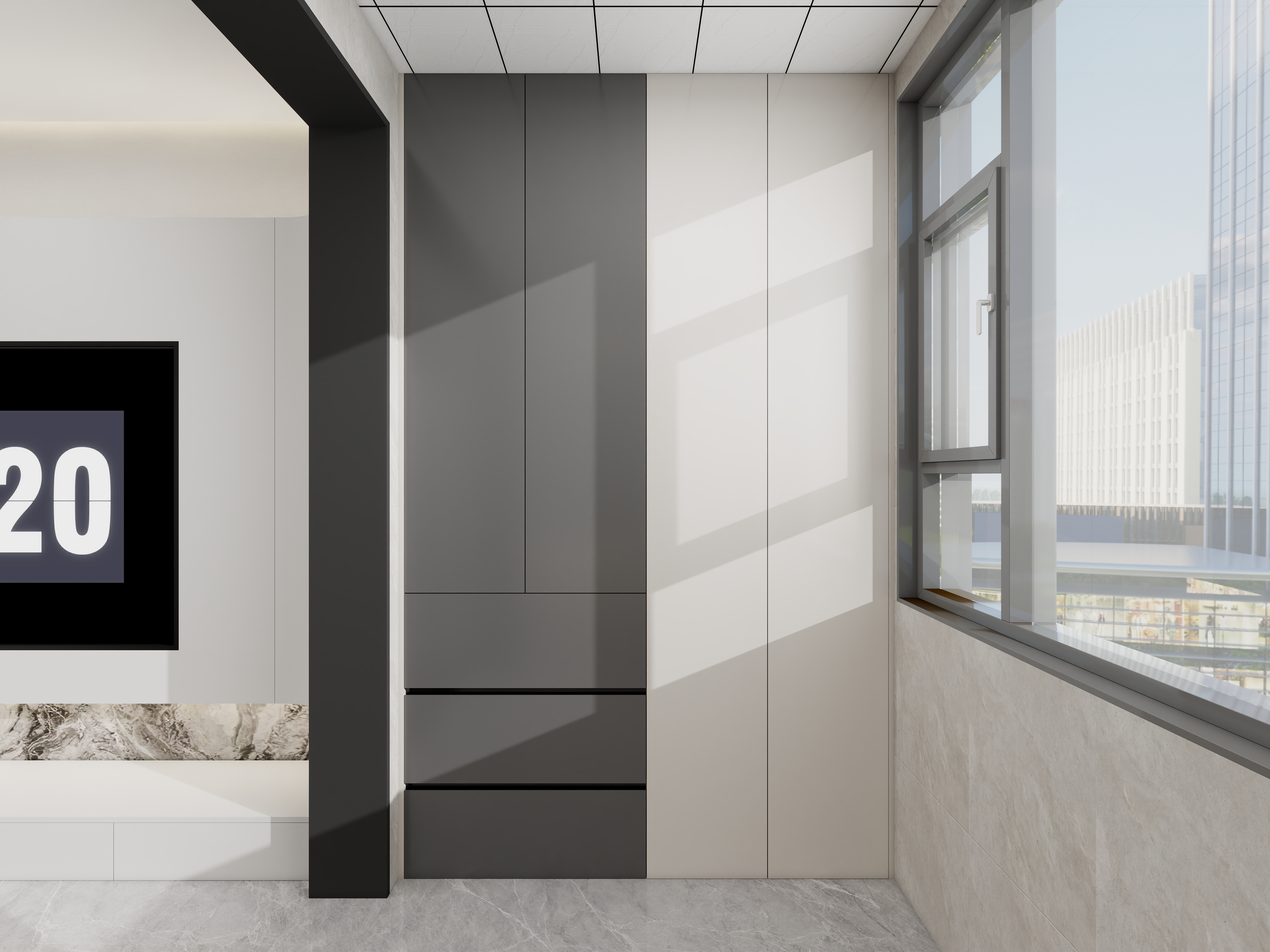 艺雅丽-72平现代轻奢 装修效果图