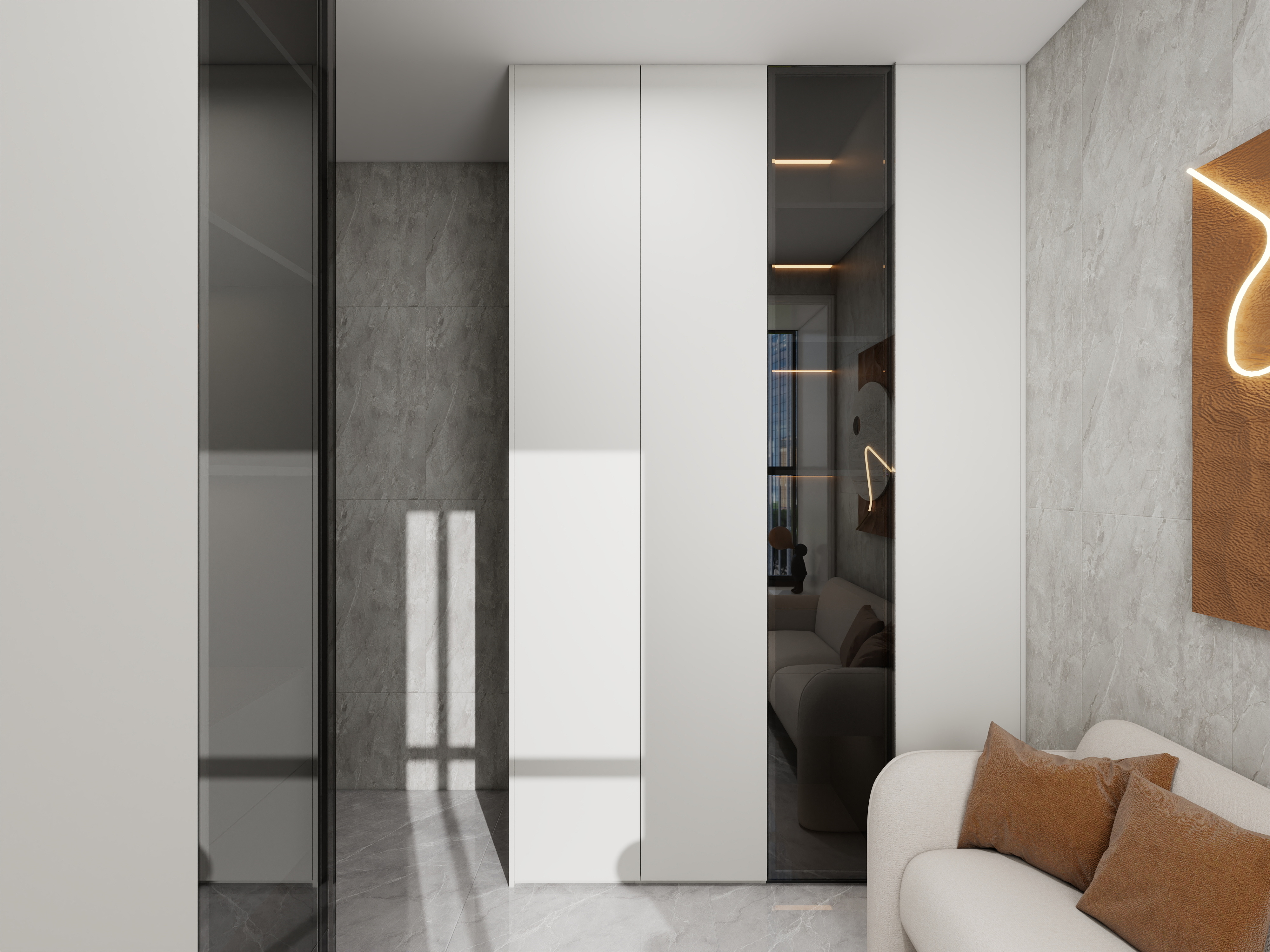 艺雅丽-72平现代轻奢 装修效果图