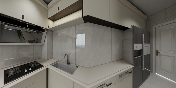 激情是海-恒嘉华府3号楼75平米-装修设计方案