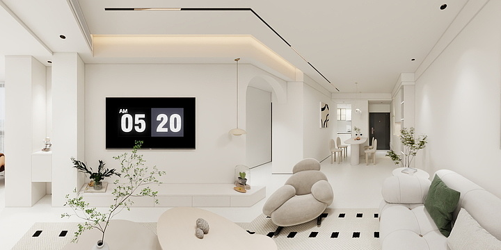 坔白设计白诗梦-金堂-朱哥.dwg--效果图-副本-装修设计方案